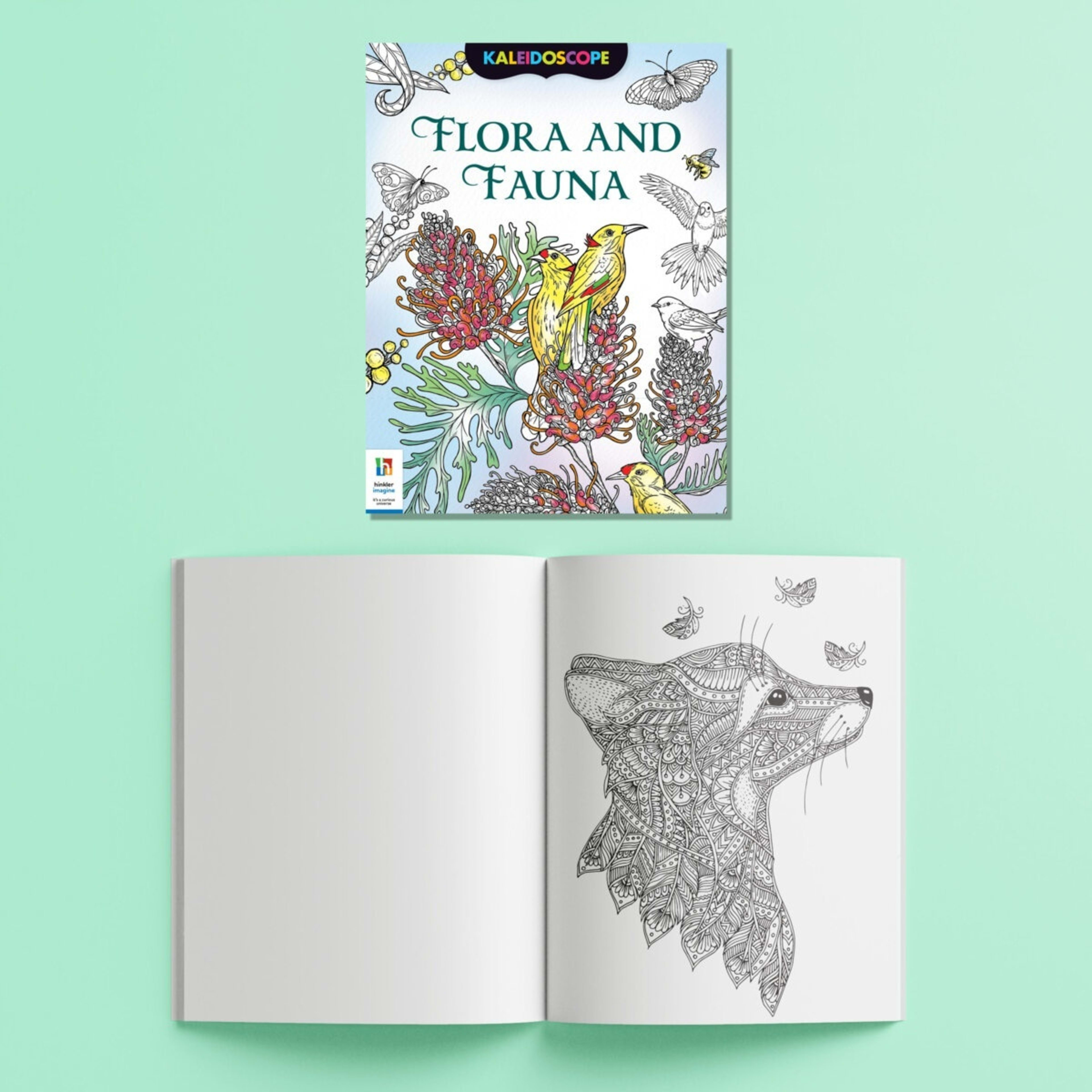 3 Kaleidoscope Ultimate Colouring Wild Nature Carry Case - Book, 3 of 7