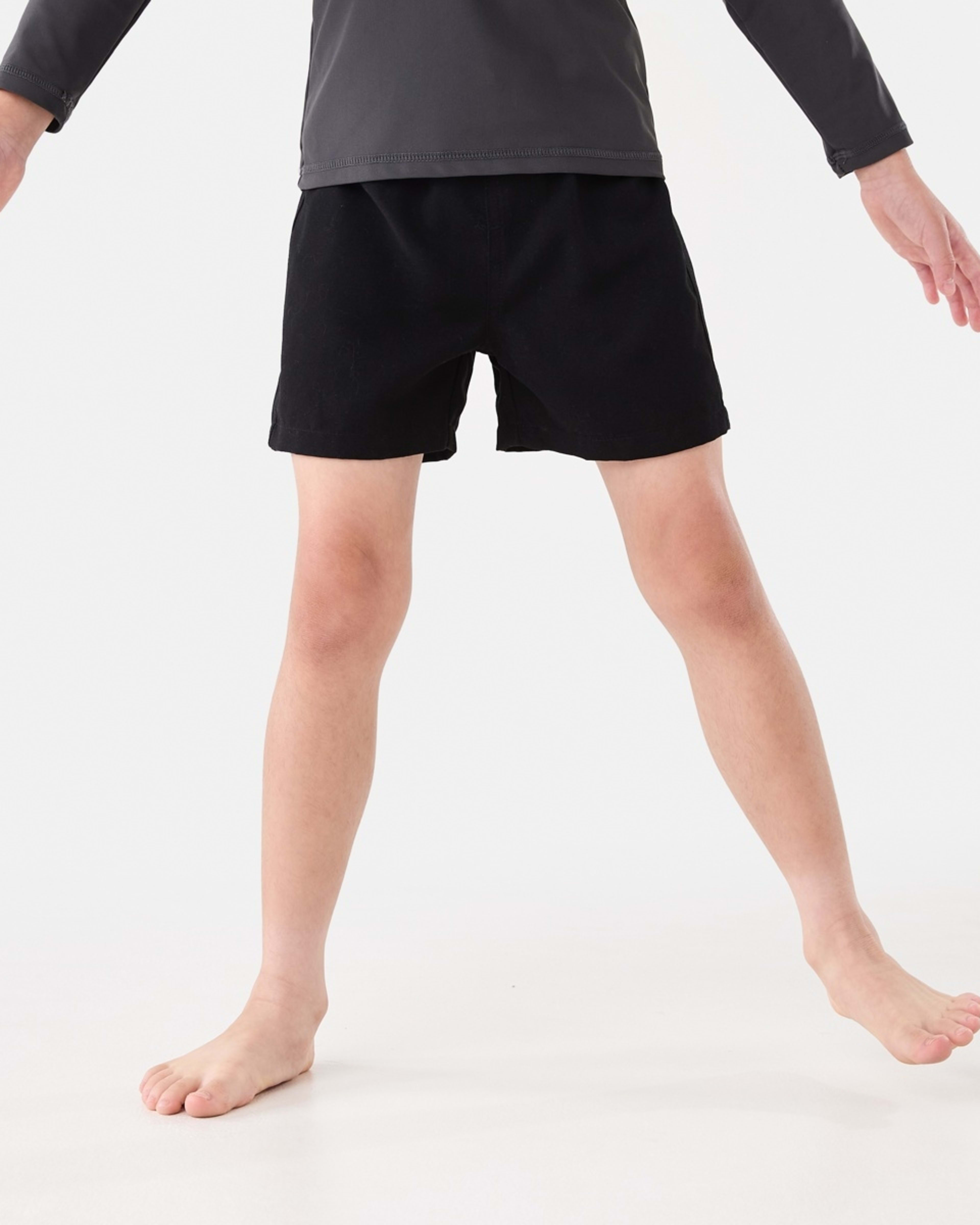 1 Plain Boardshorts BLACK, 1 of 5