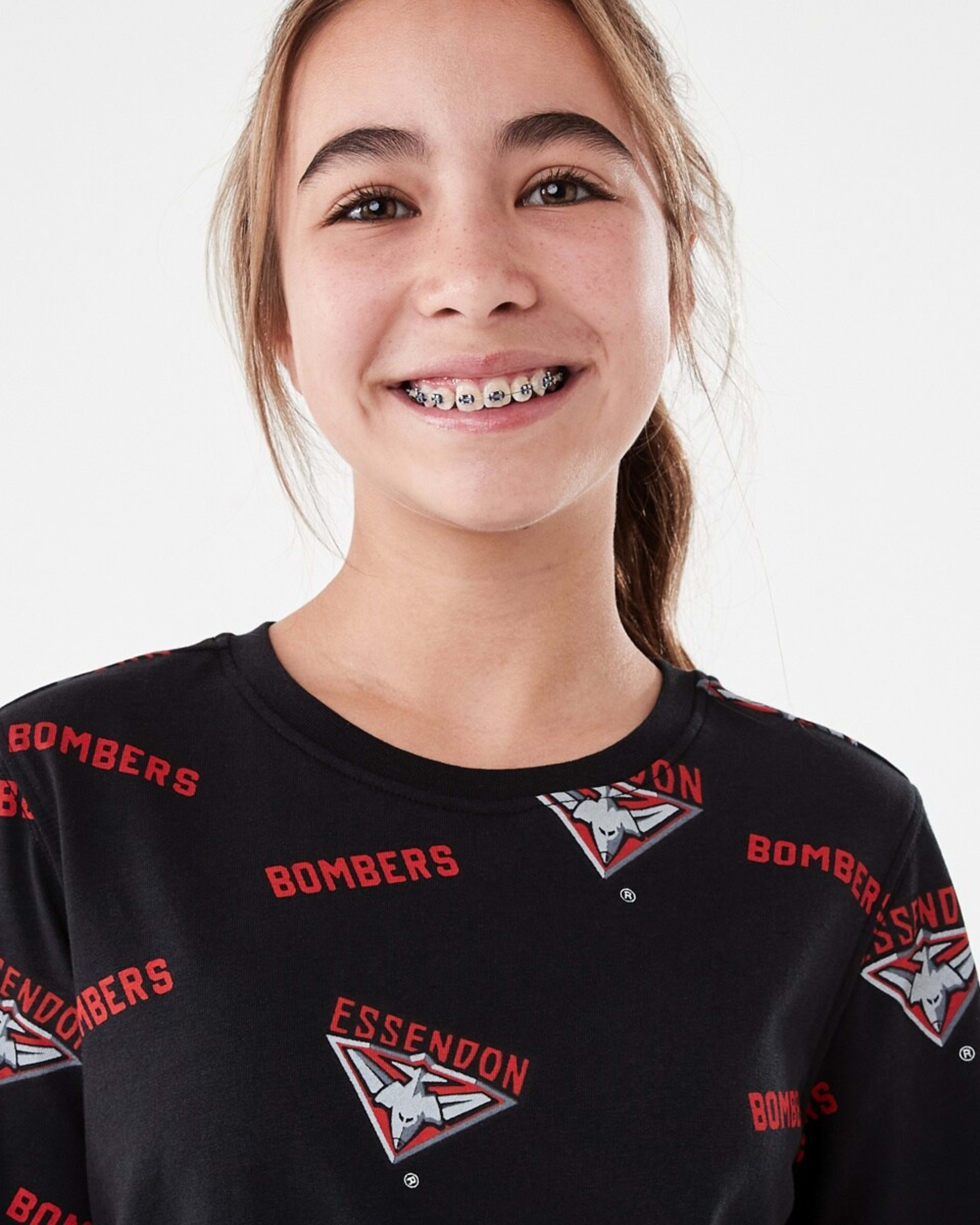 4 Official AFL Kids All Over Print T-shirt Essendon, 4 of 10