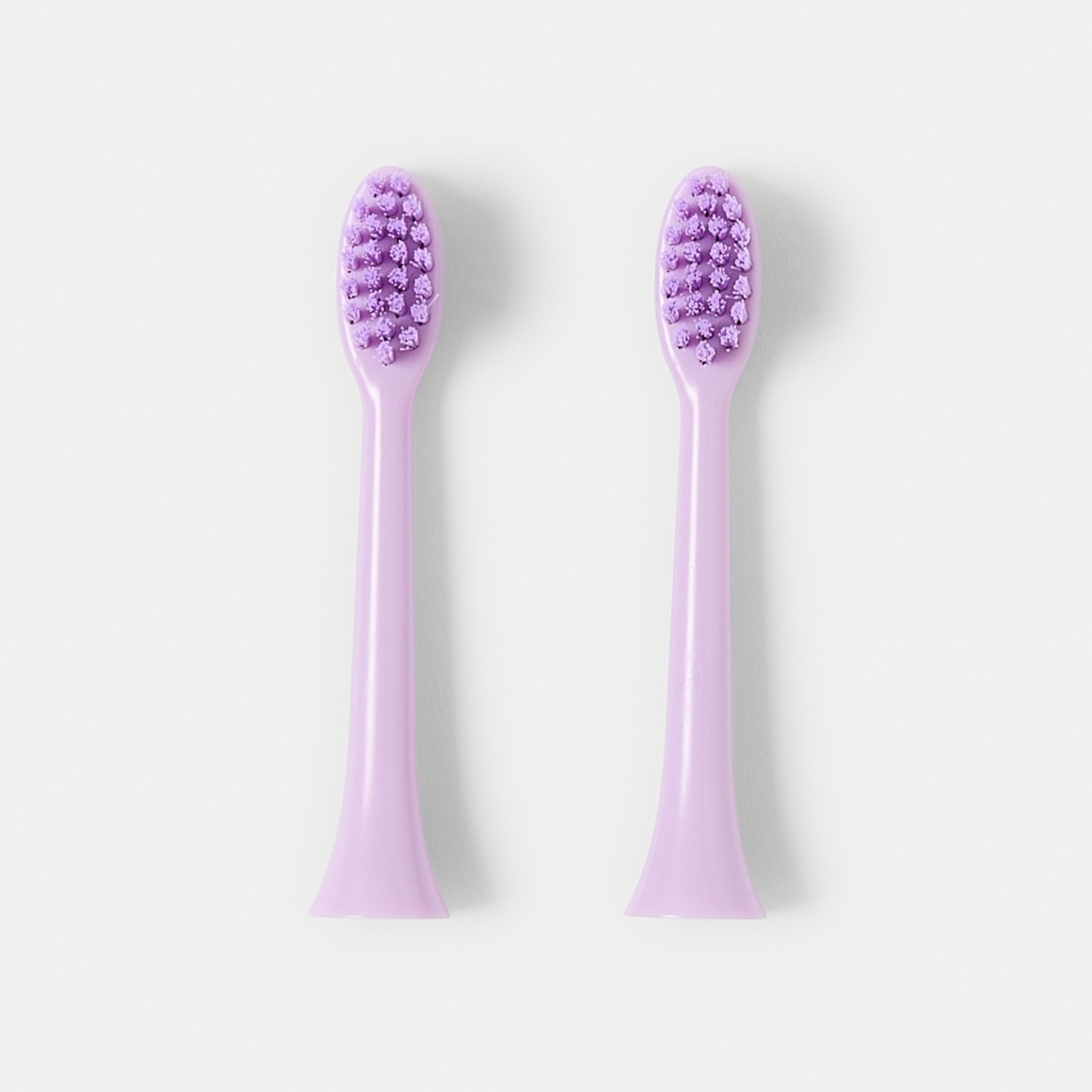 2 OXX Bodycare 2 Pack Electric Toothbrush Replacement Heads - Purple Iridescent, 2 of 5