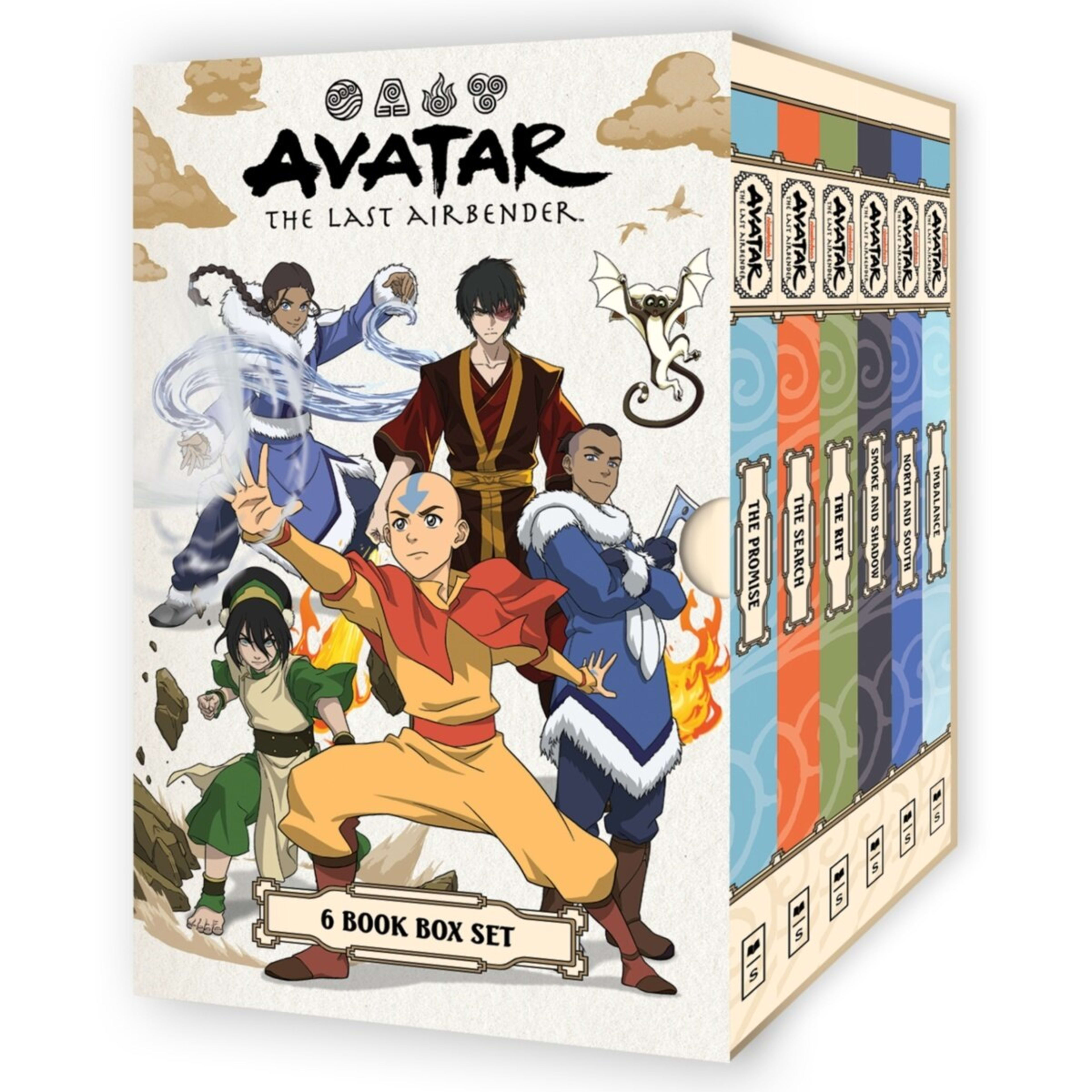 1 Avatar The Last Airbender: 6 Book Box Set - Book