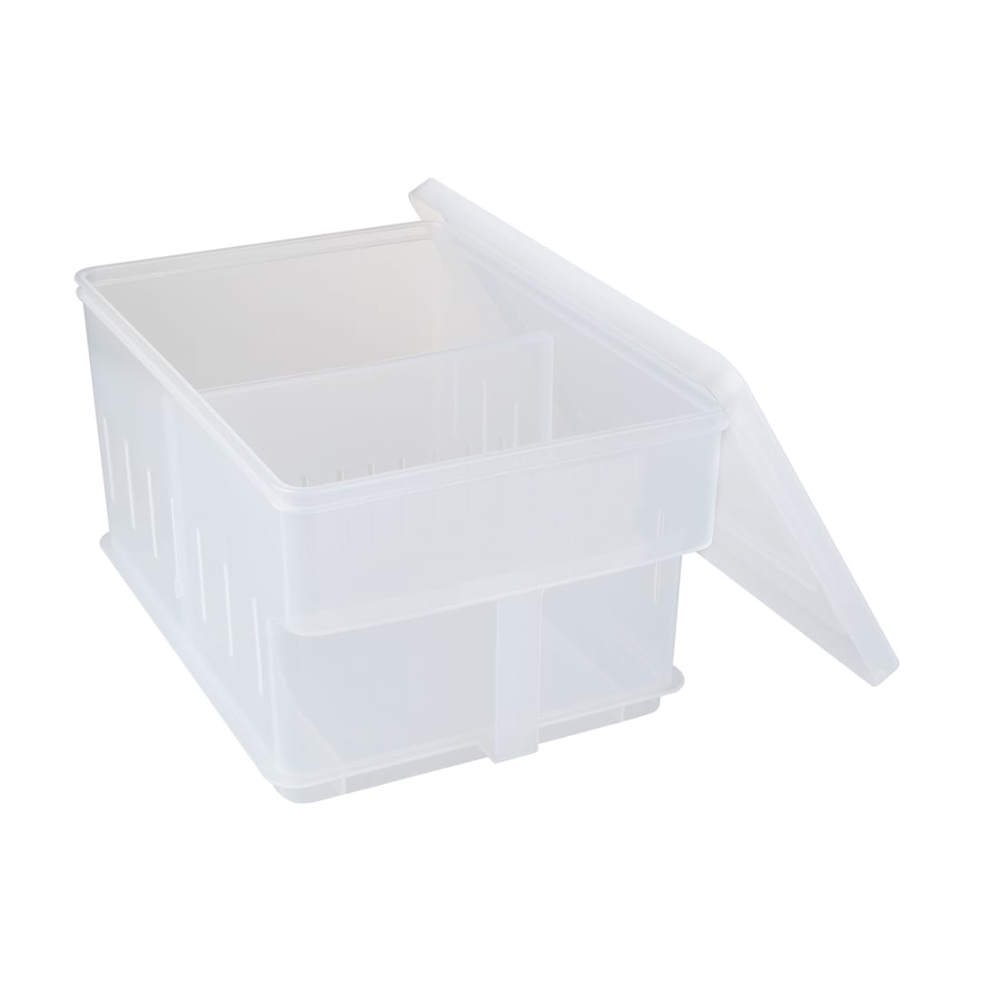 Roller Storage Basket with Handles Large Kmart