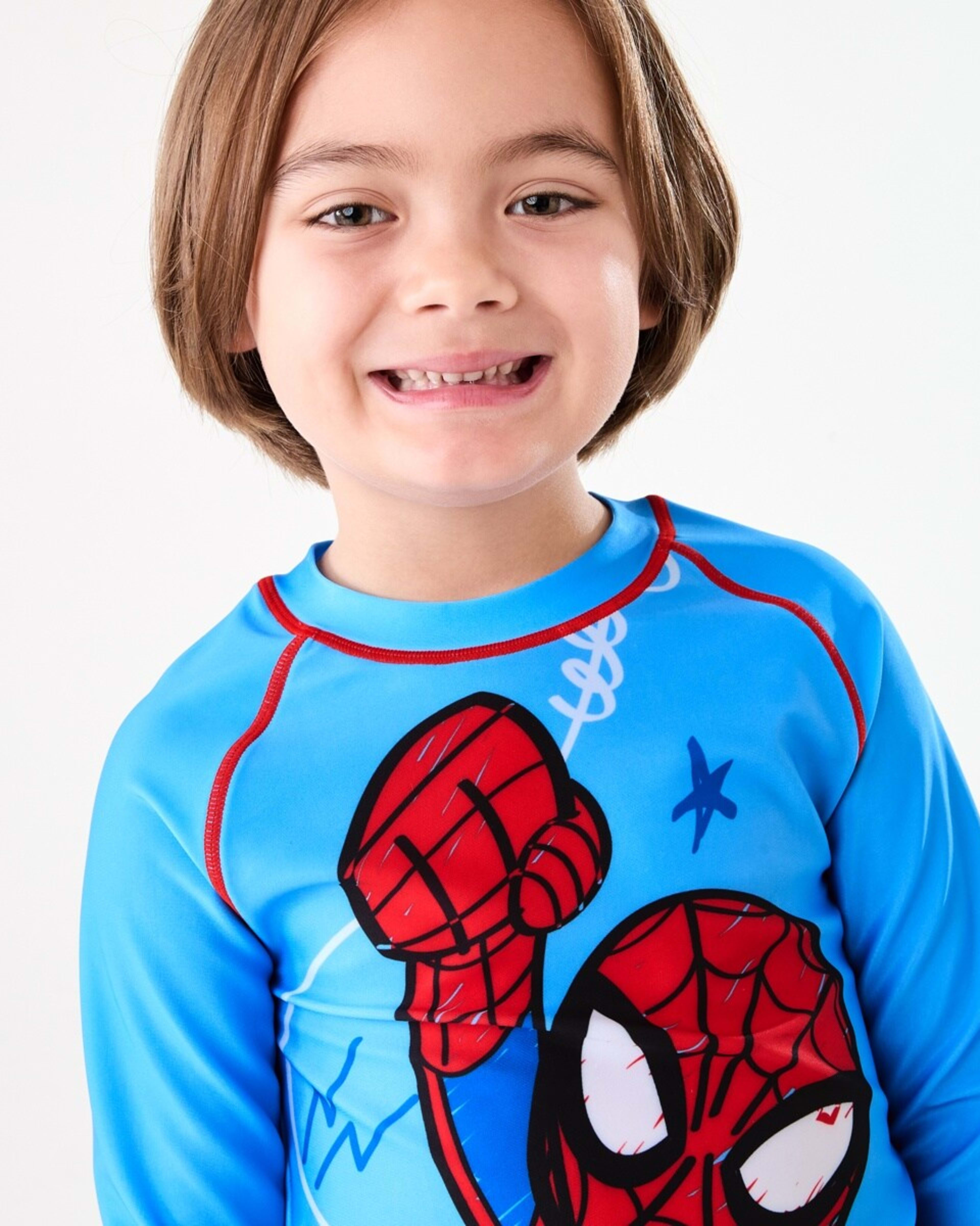 3 Spider-Man License Long Sleeve Rash Vest SPIDERMAN, 3 of 6