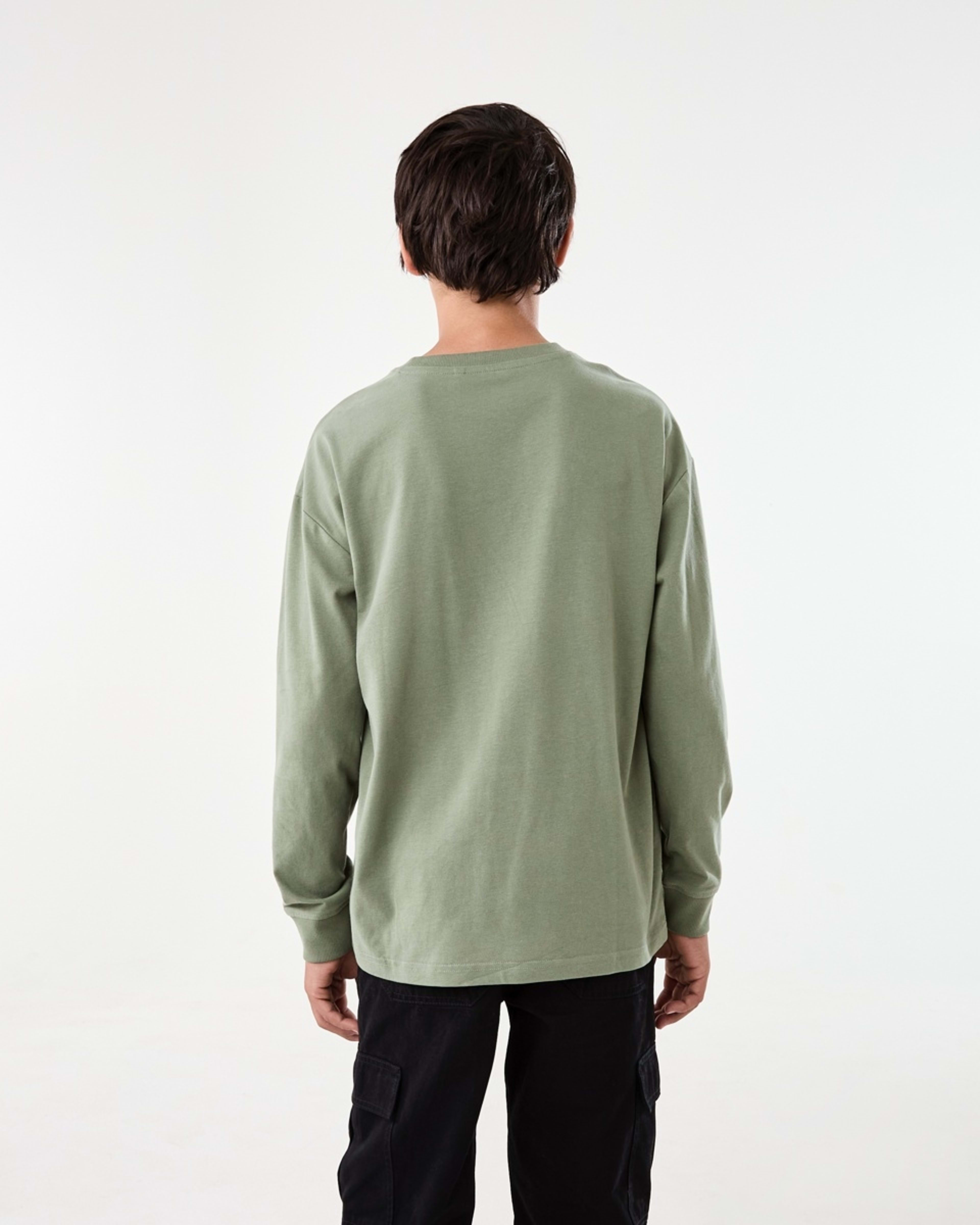 2 Heavyweight Oversized Long Sleeve T-shirt Sea Spray, 2 of 10