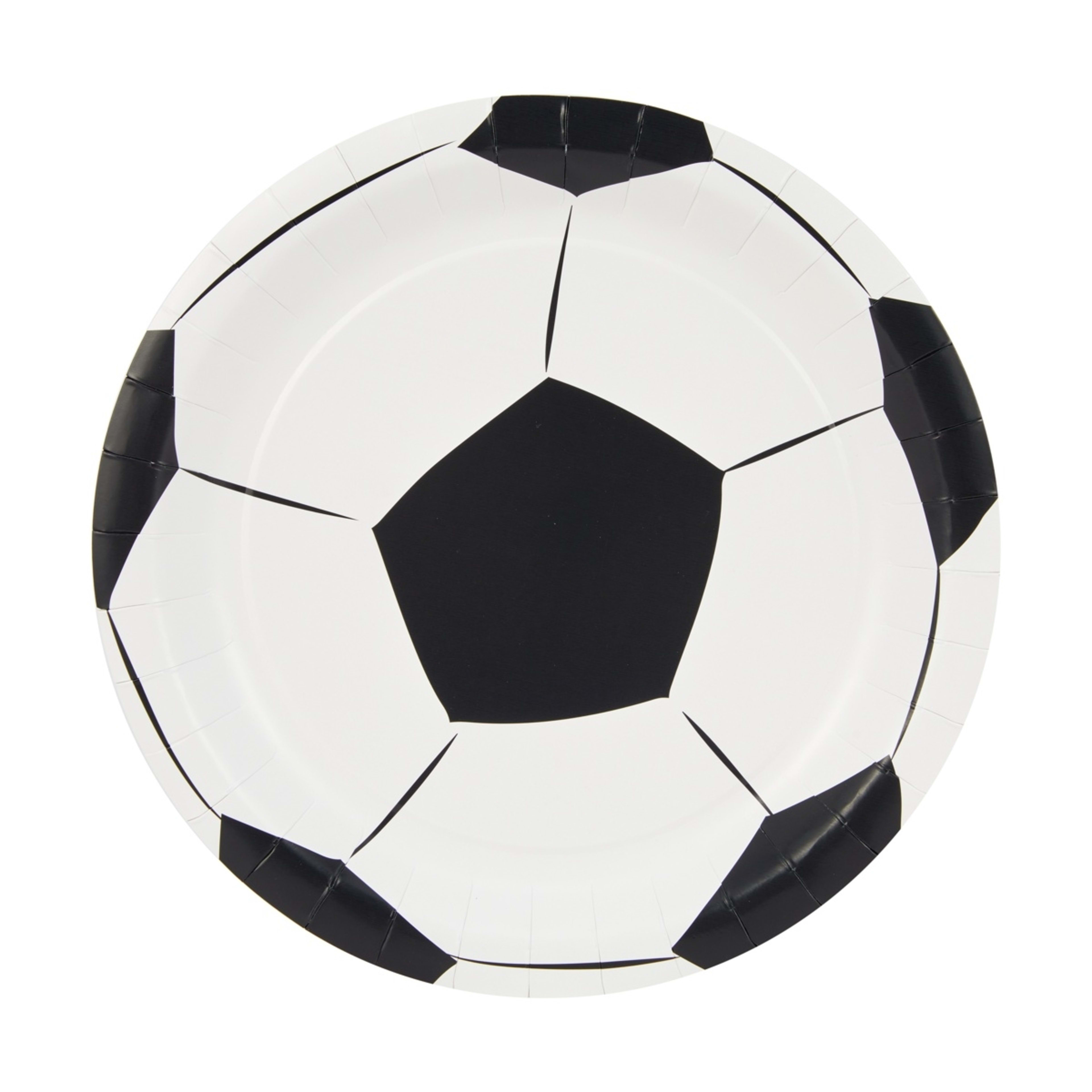 1 16 Piece Soccer Ball Paper Plates