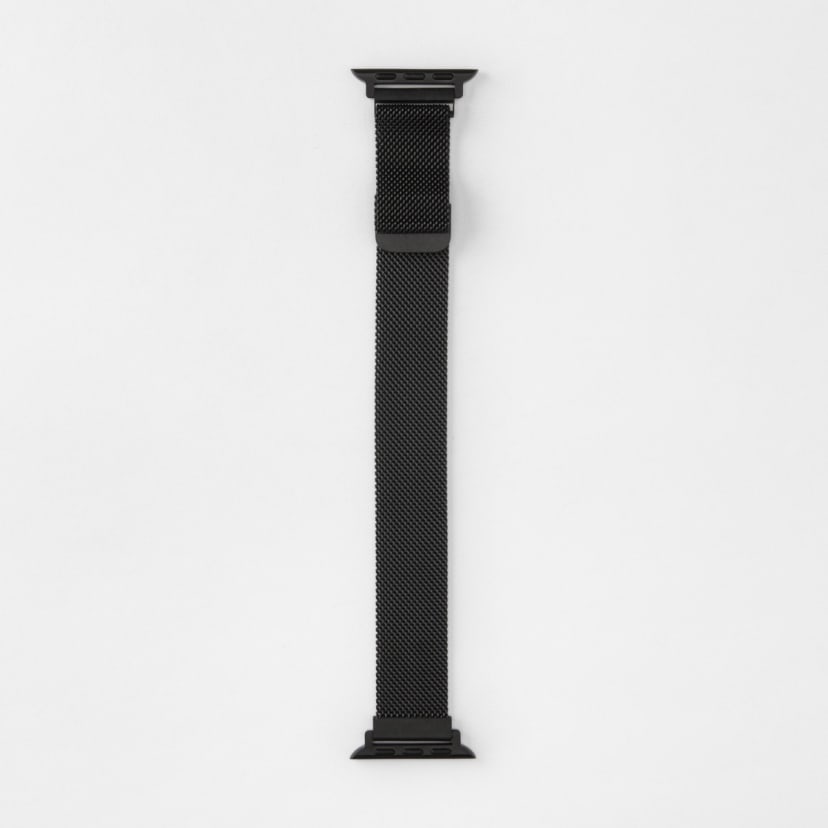Smart Watch Strap Black Mesh Kmart