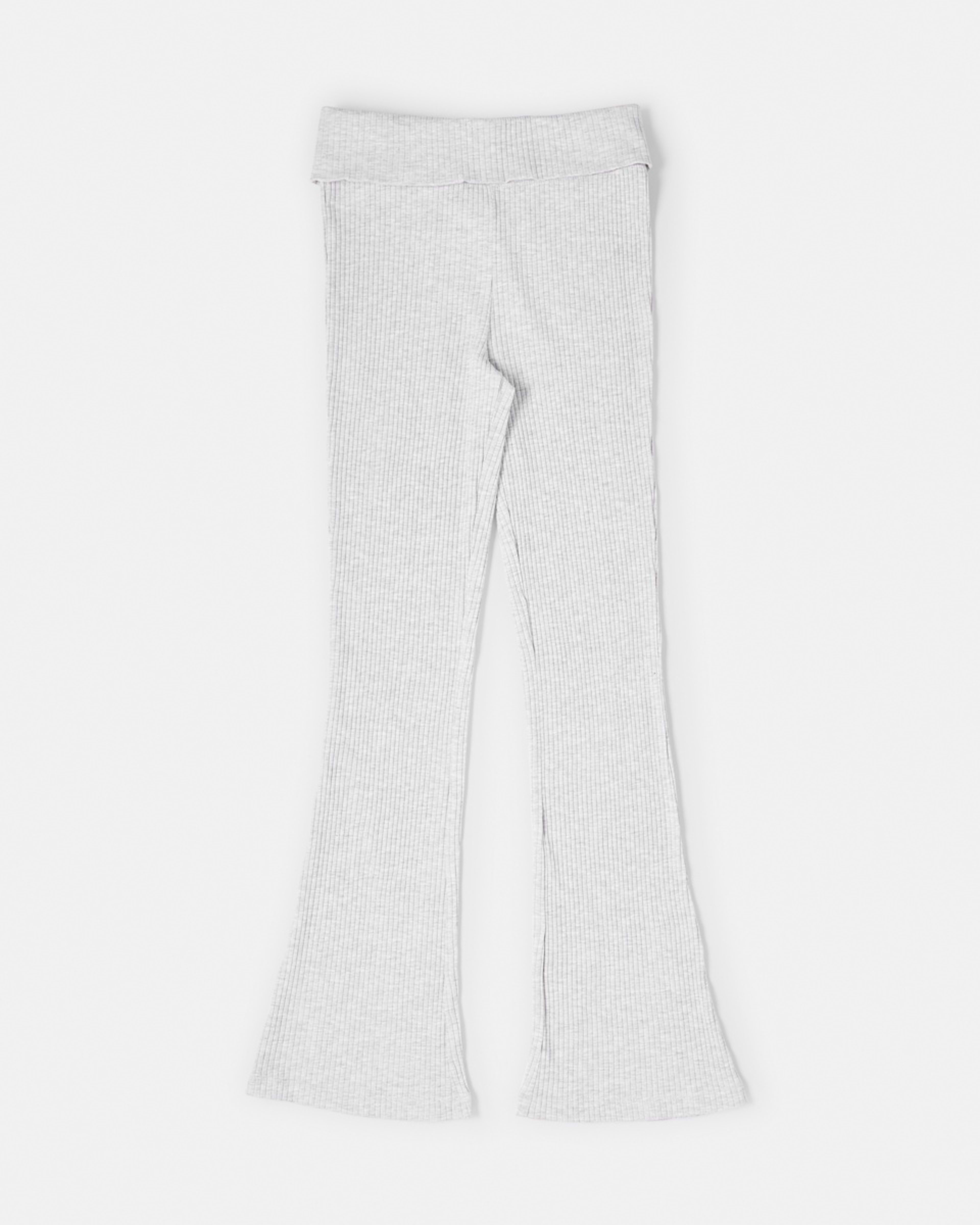 7 Rib Roll Waist Leggings Wht Marle, 7 of 8