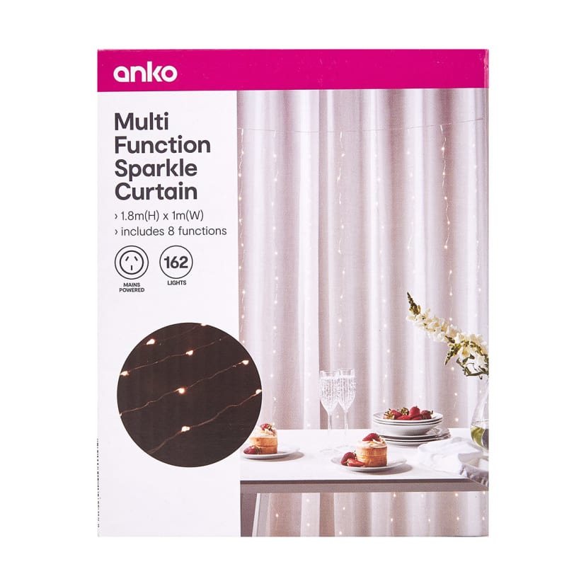 Multi Function Sparkle Curtain Lights Kmart