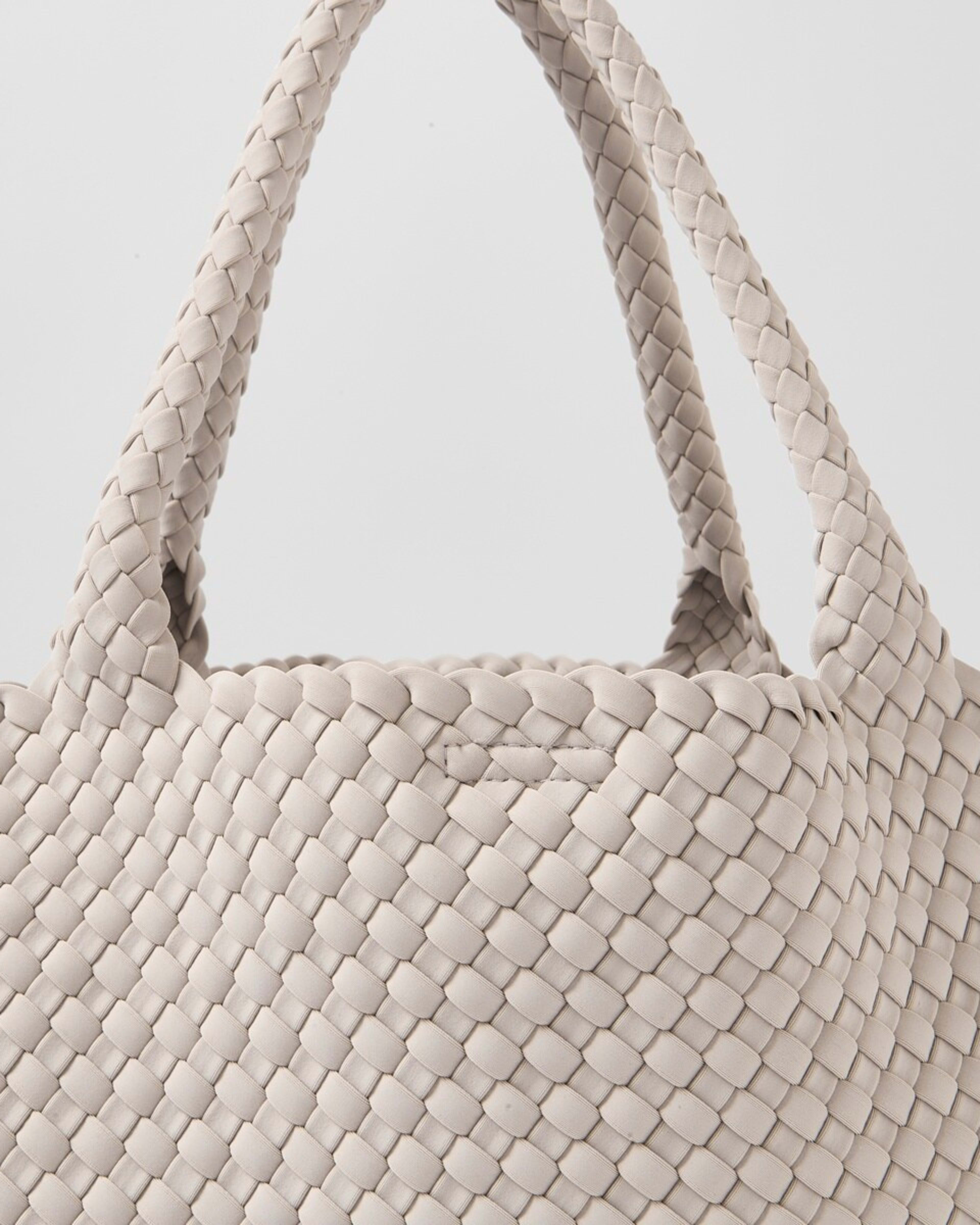 3 Weave Tote Bag SMOKEY TAUPE, 3 of 6
