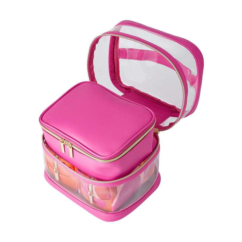 OXX Cosmetics 4 Piece Cosmetic Bag Set Brights Kmart