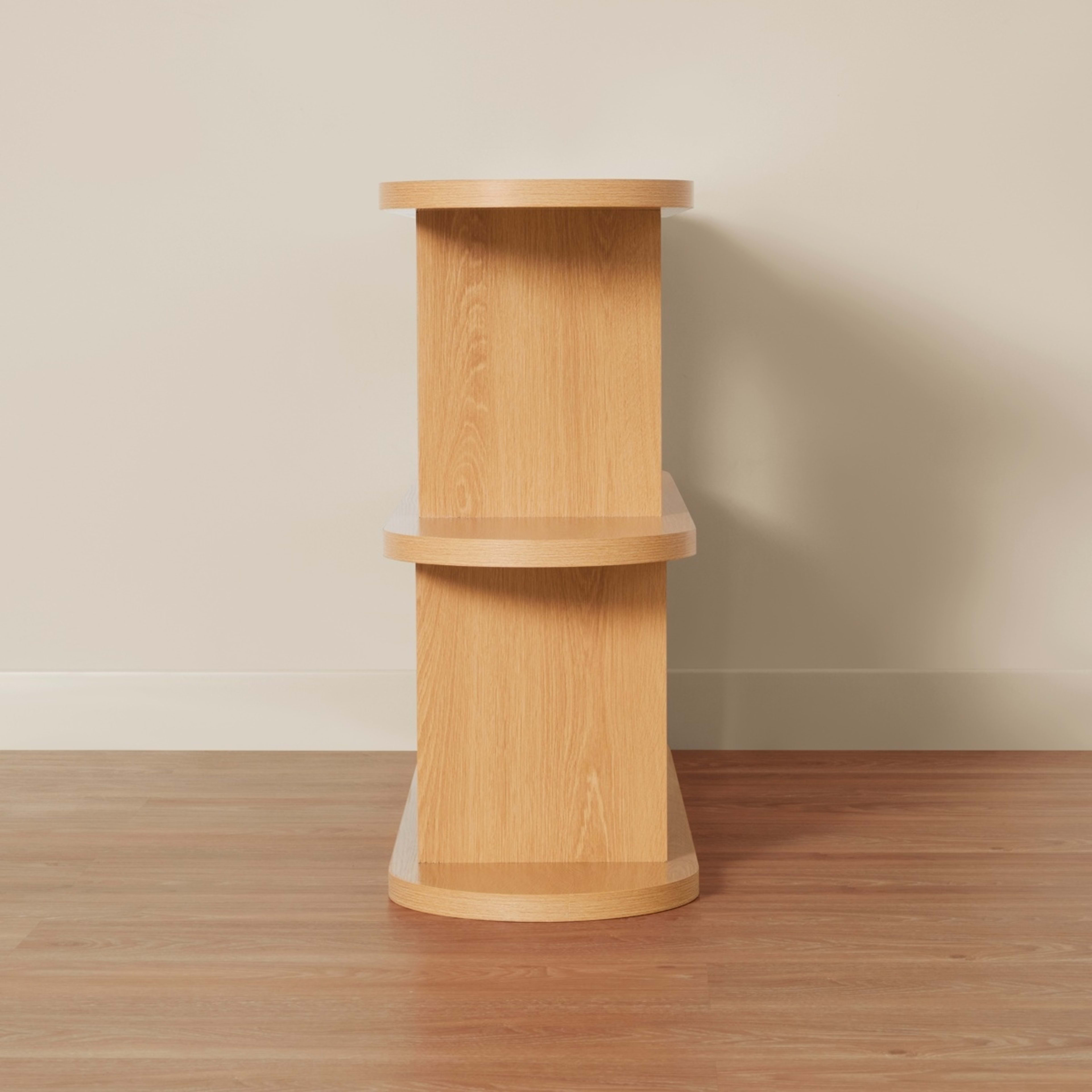 4 3 Tier Bookshelf - Oak, 4 of 6