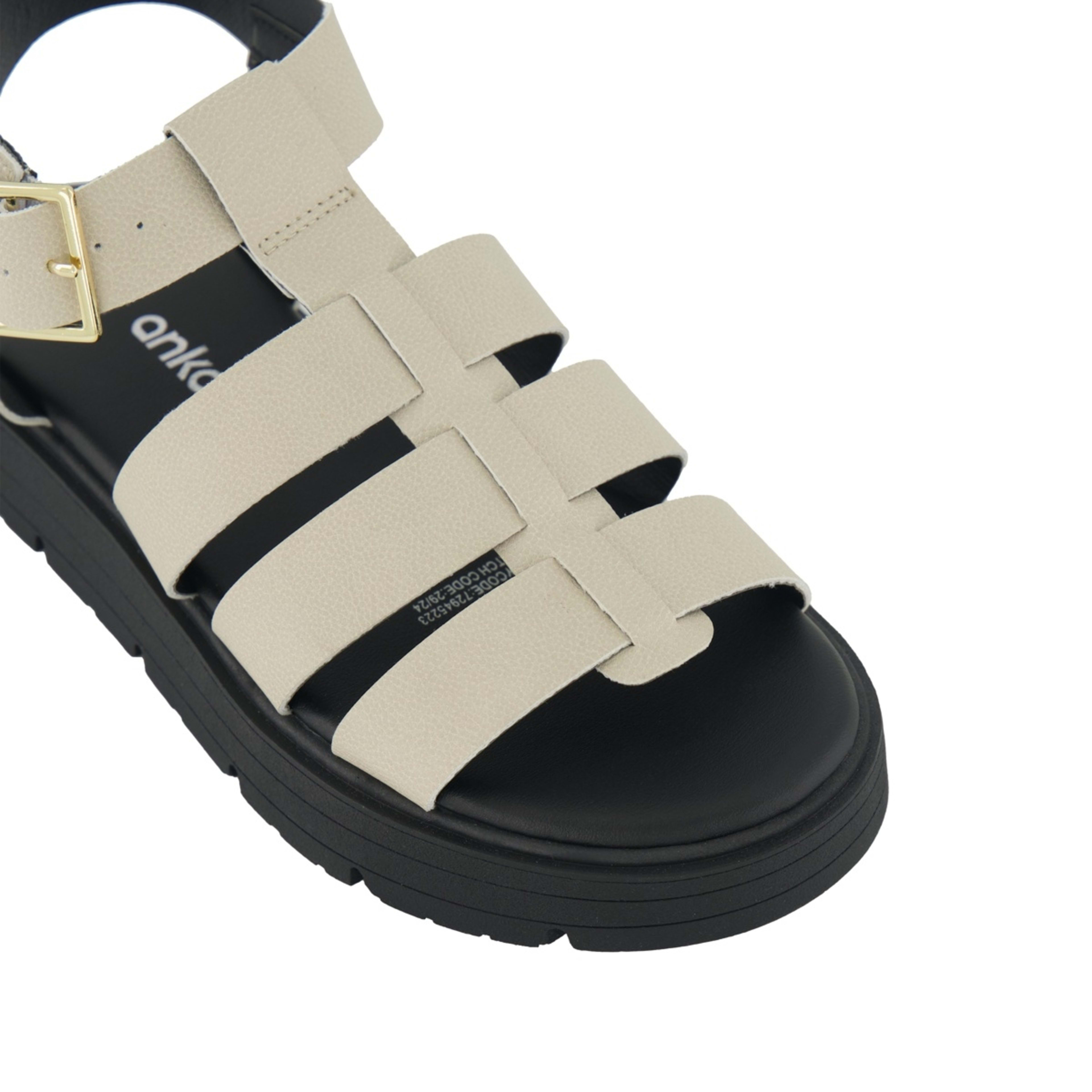 4 Chunky Fashion Sandals Bone, 4 of 4