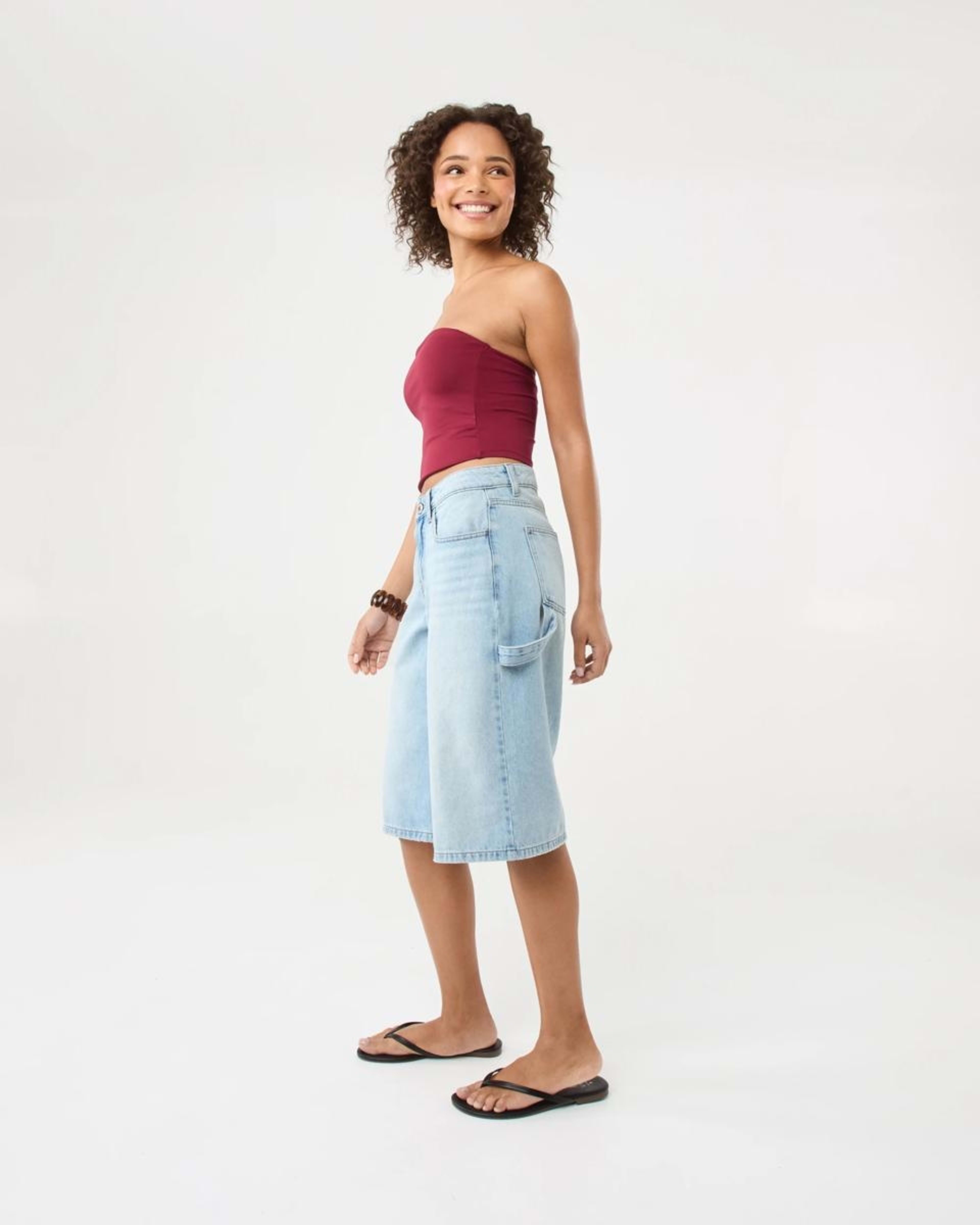 2 Carpenter Jorts Light Wash, 2 of 8