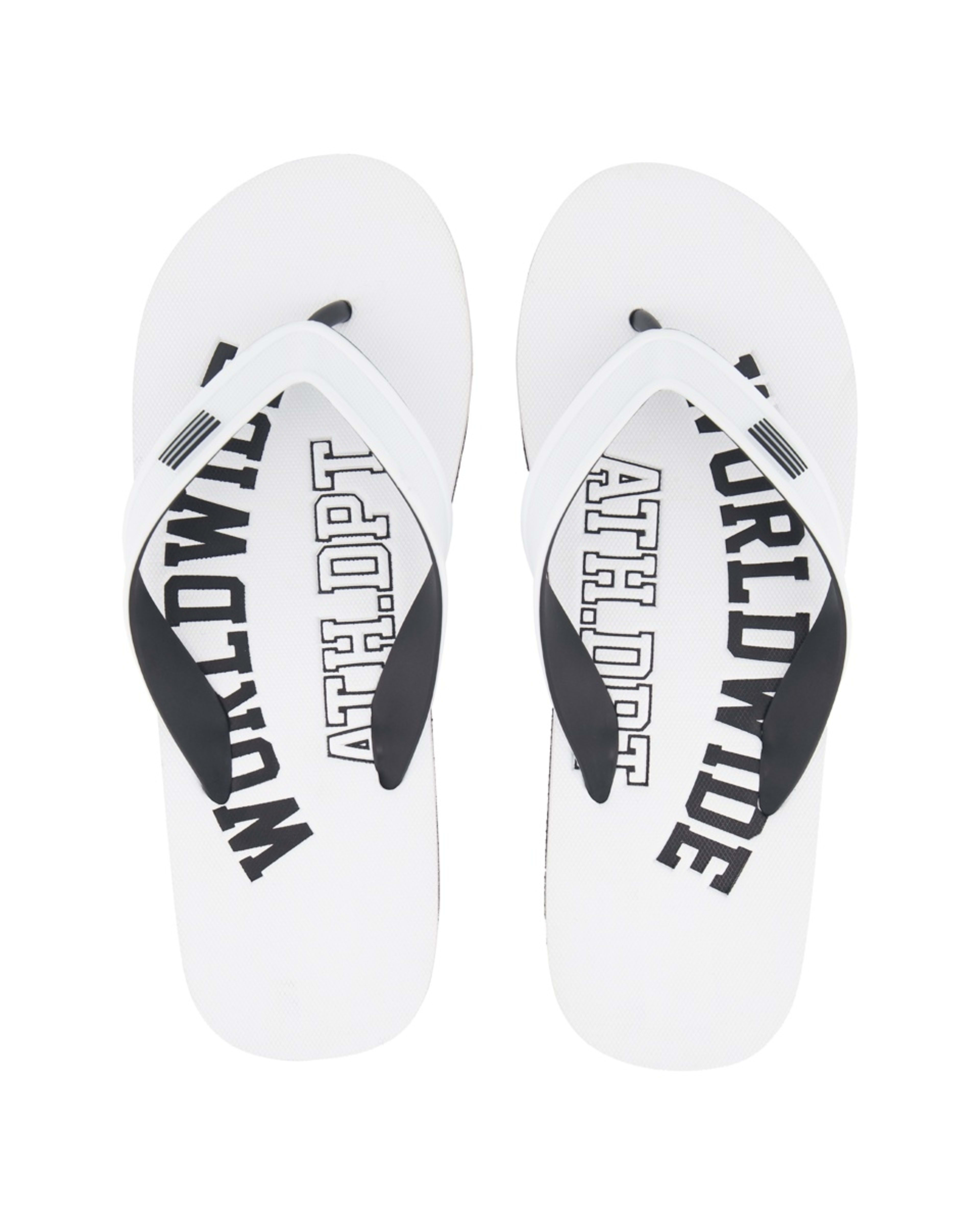2 Double Plug Thongs White, 2 of 3
