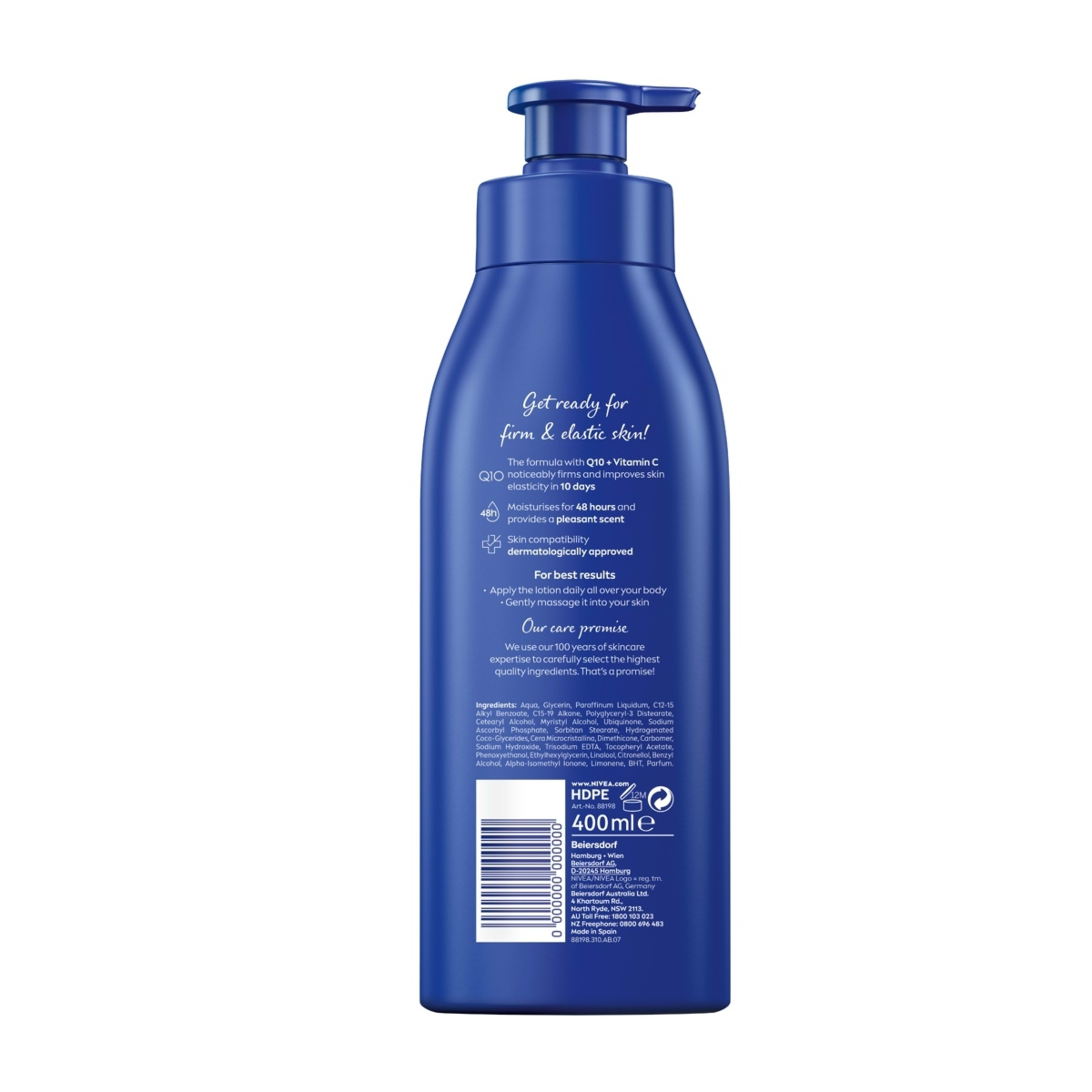 2 Nivea Rich Firming Body Lotion 400ml - Q10 and Vitamin C, 2 of 8