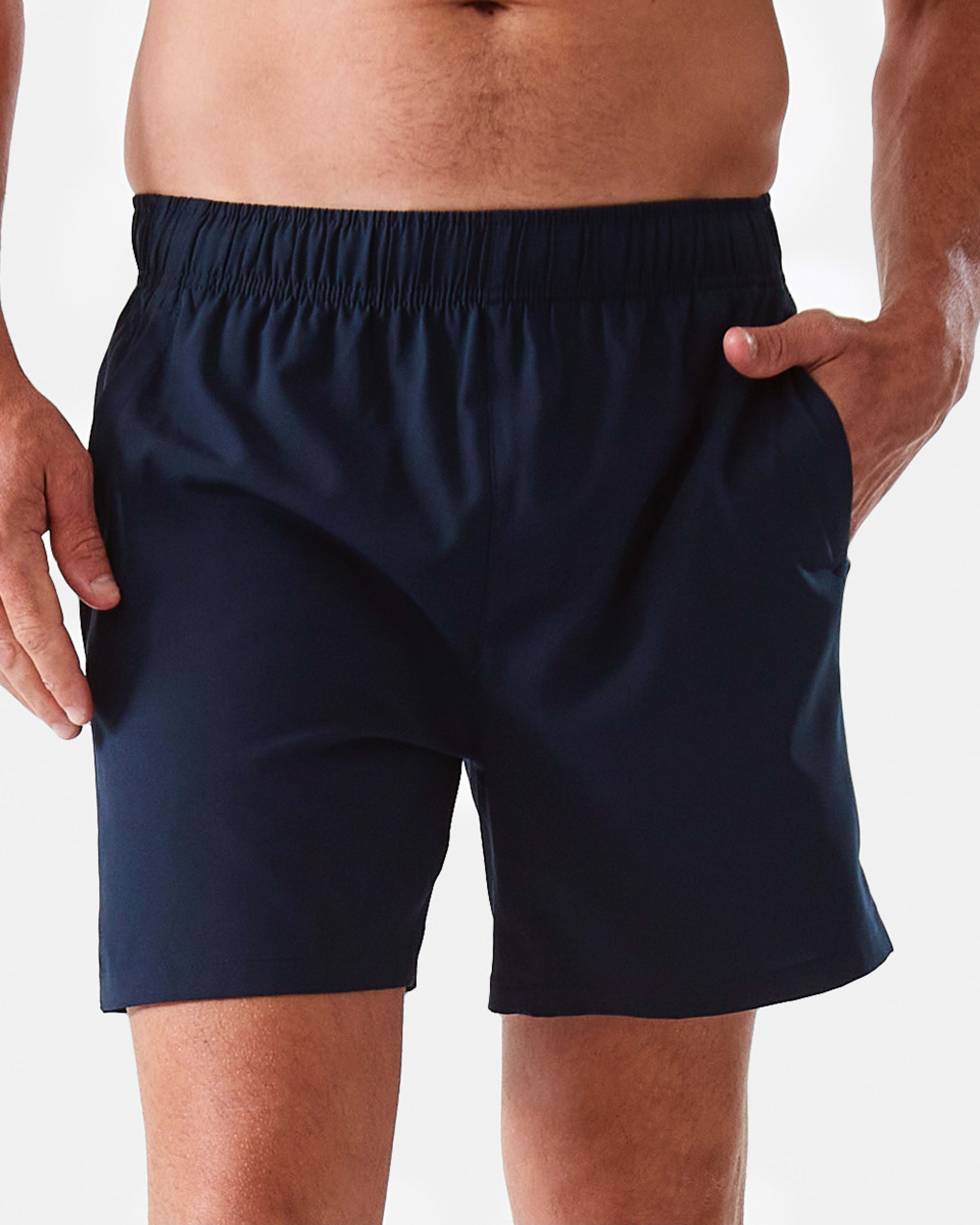 1 Active Mens Woven Stretch Shorts NAVY CORE, 1 of 7