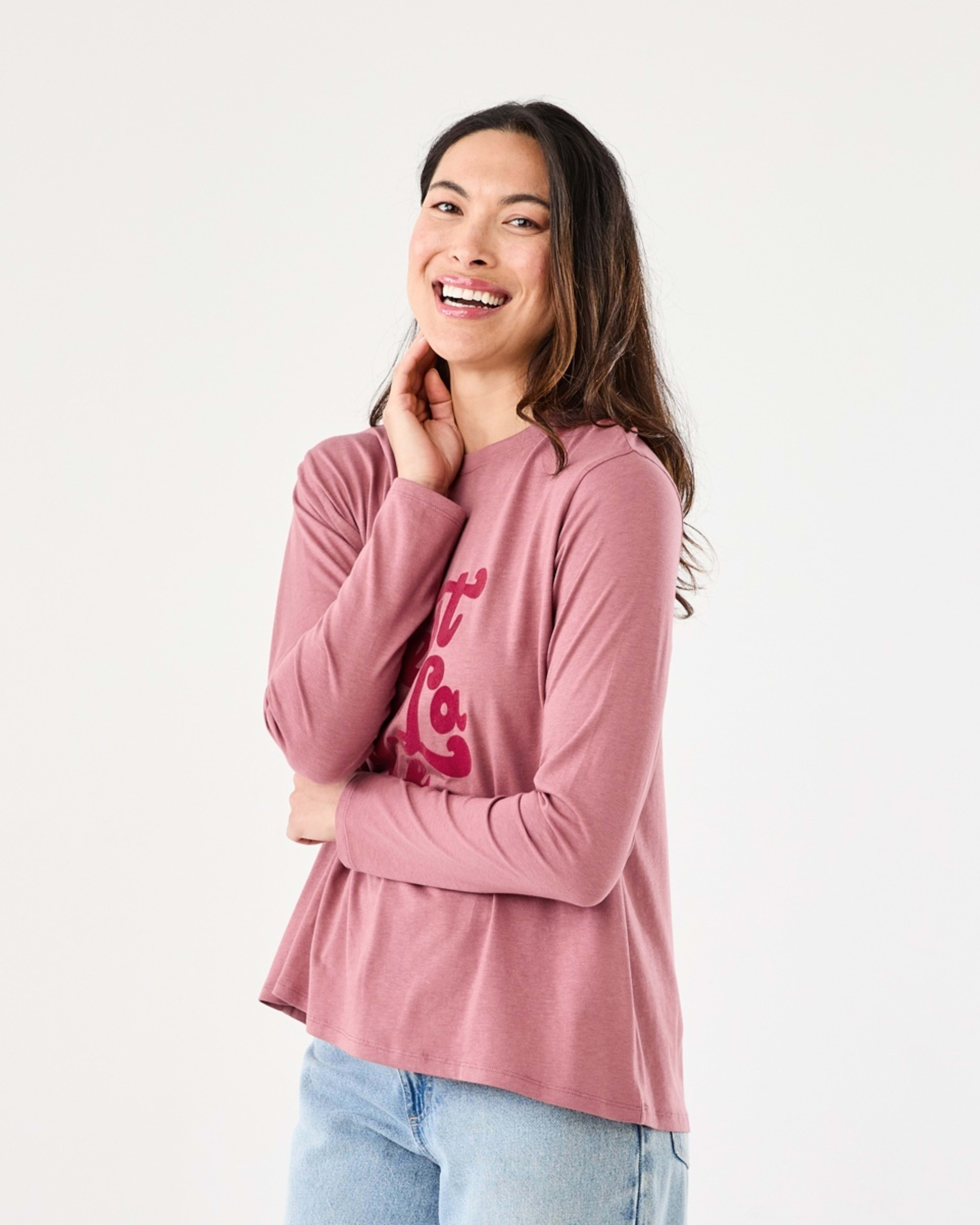 2 Long Sleeve Swing Print T-shirt Cestla Vie, 2 of 5