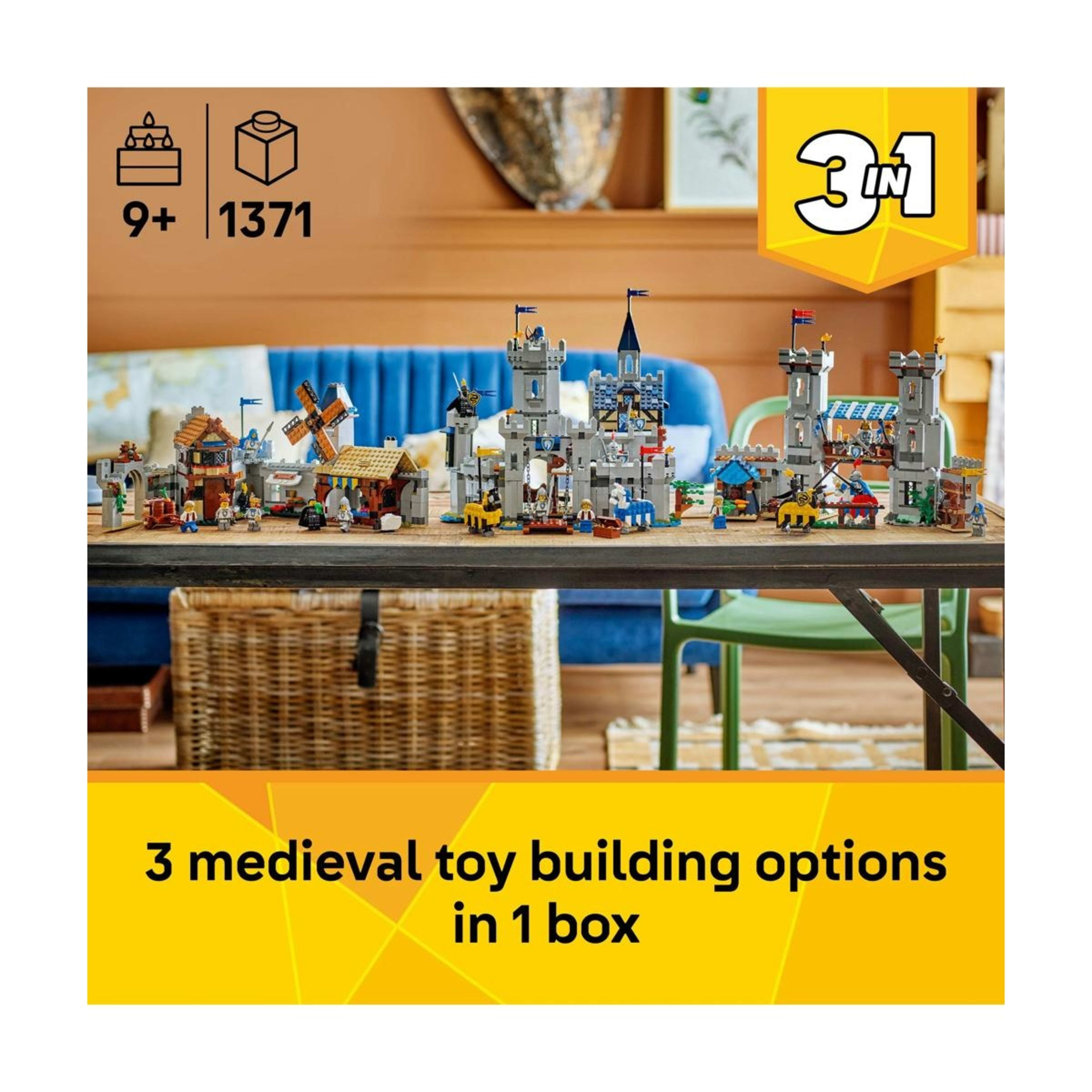3 LEGO Creator Medieval Horse Knight Castle 31168, 3 of 10