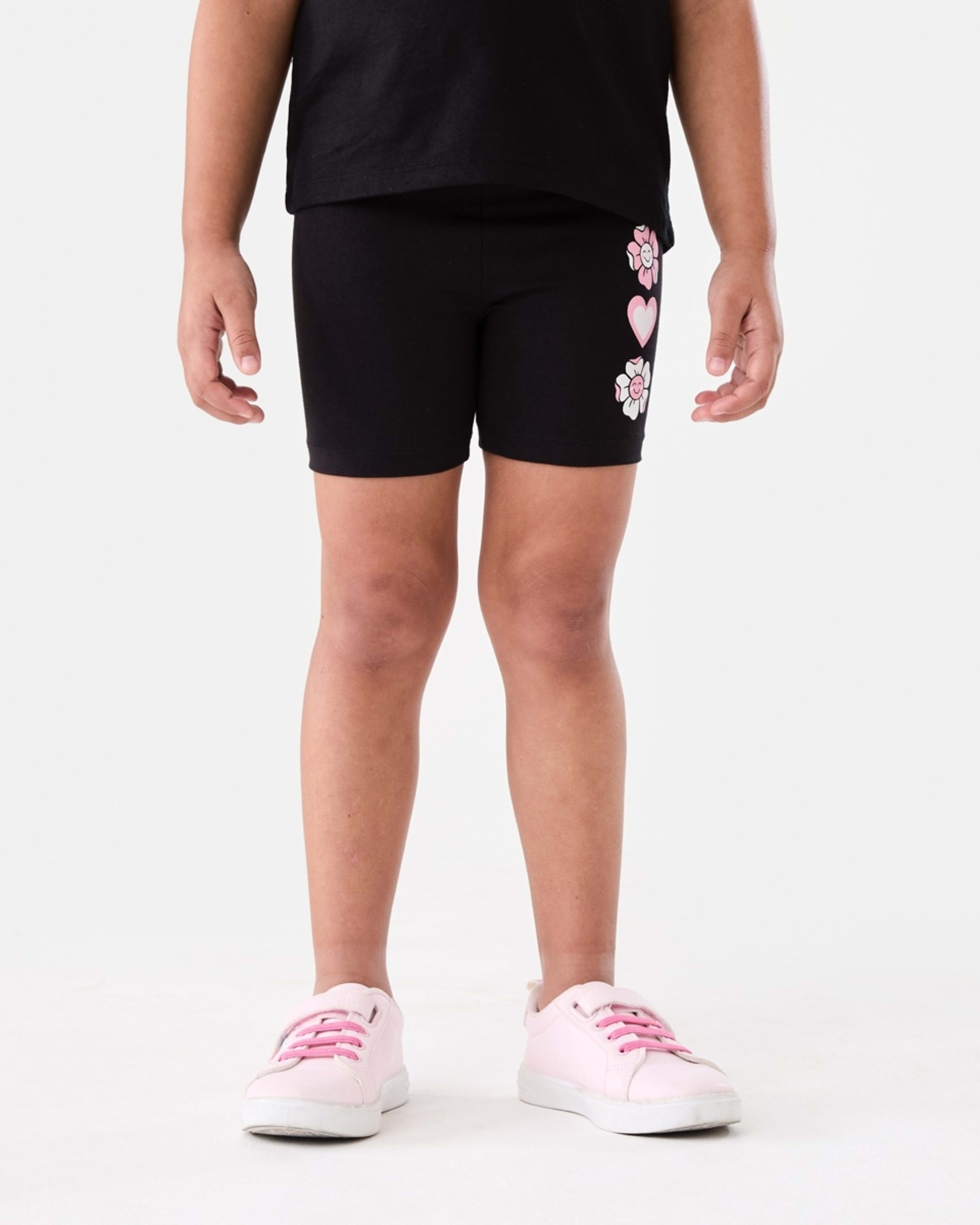 1 Printed Bike Shorts Blossom