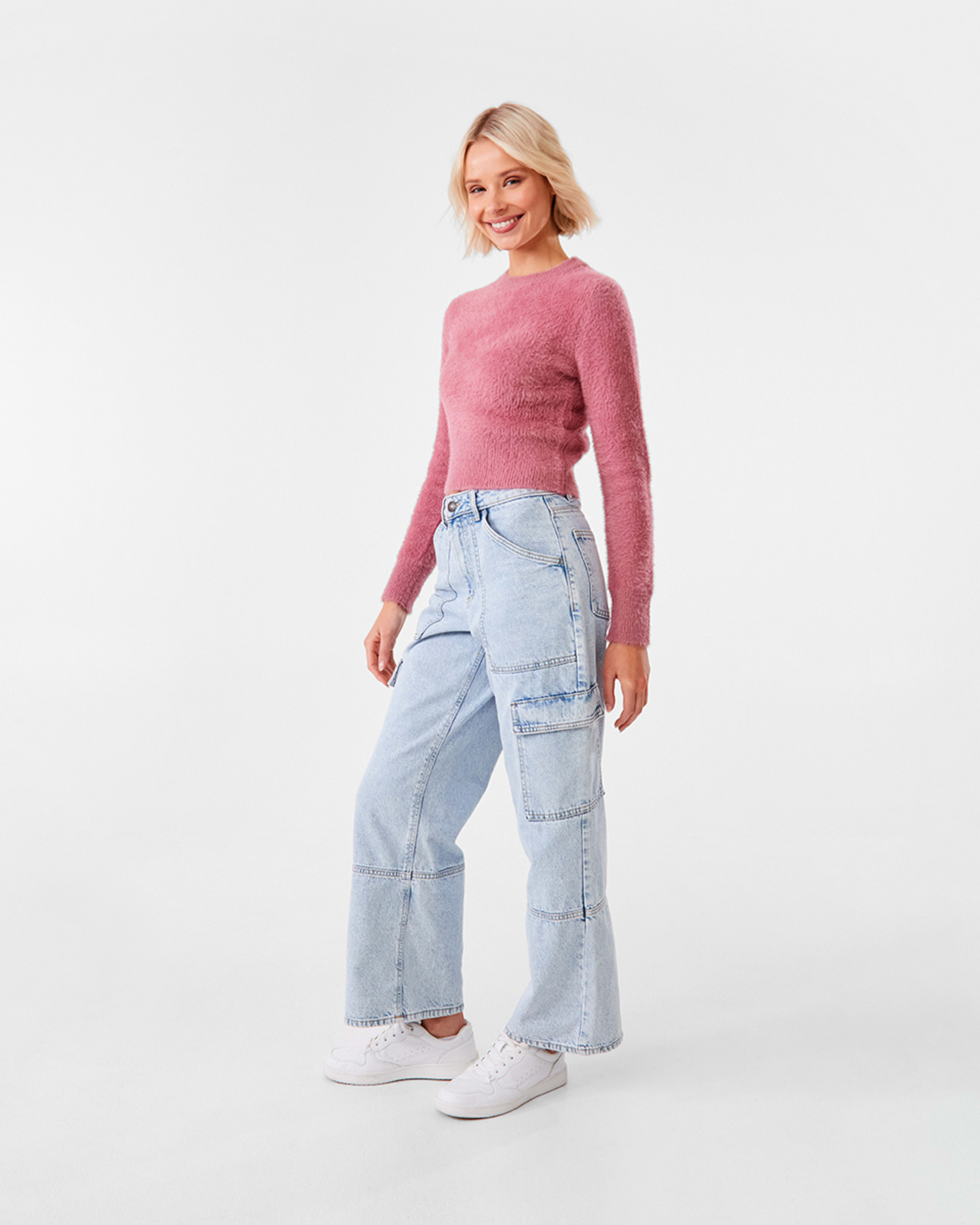 3 Eyelash Jumper Muted Rose, 3 of 10