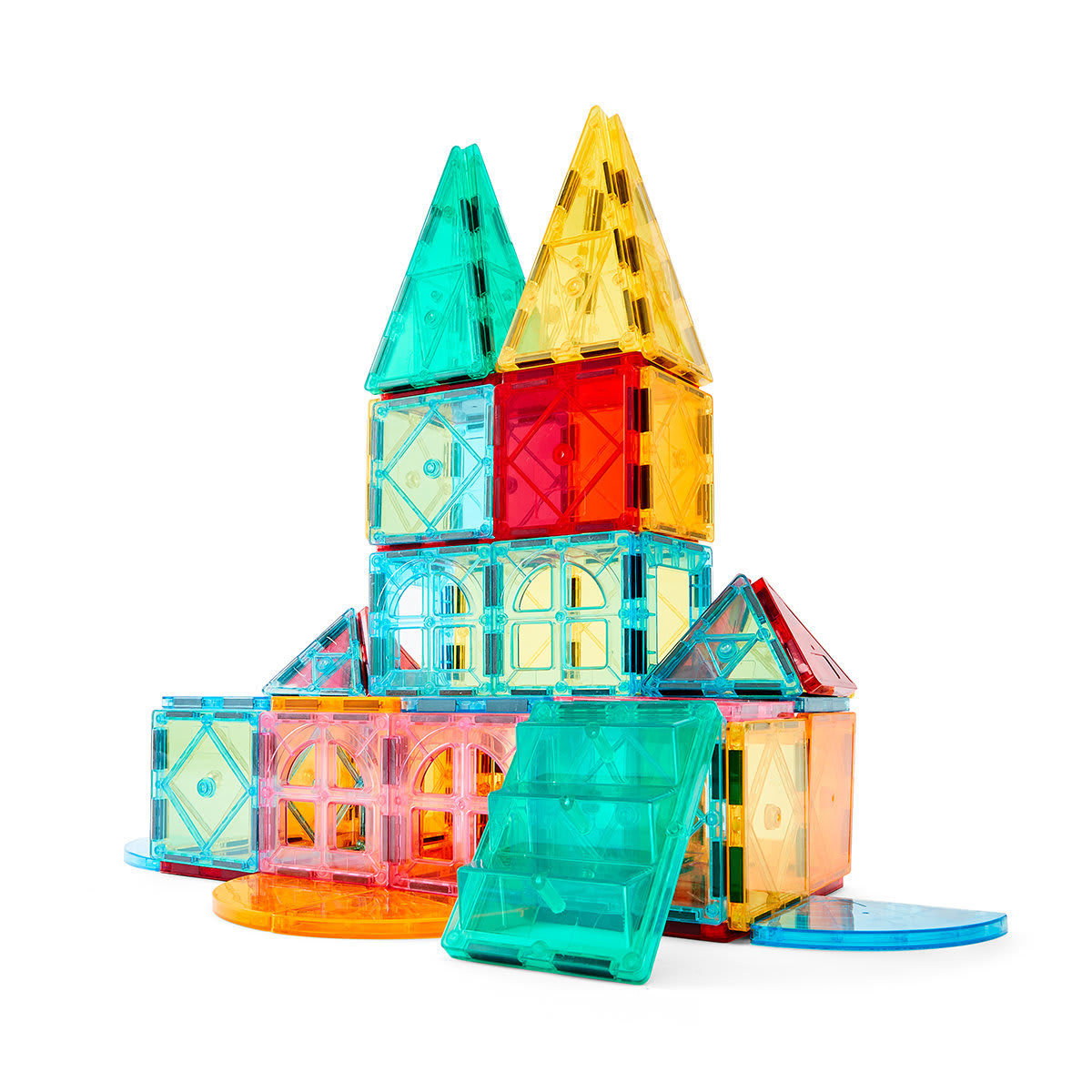 100 Piece Magnetic Castle Tiles Mega Set Kmart