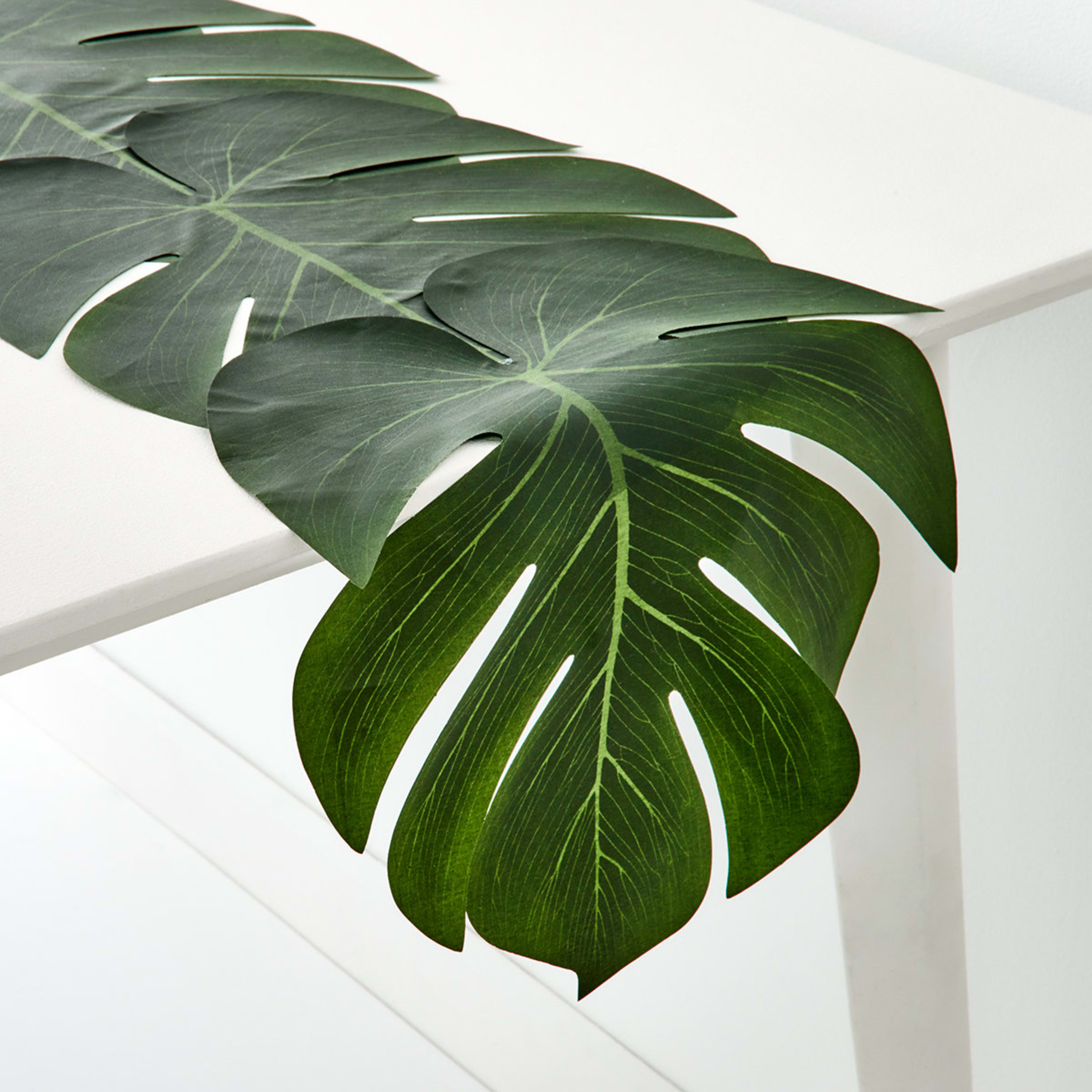 Artificial Palm Leaf Table Runner Kmart