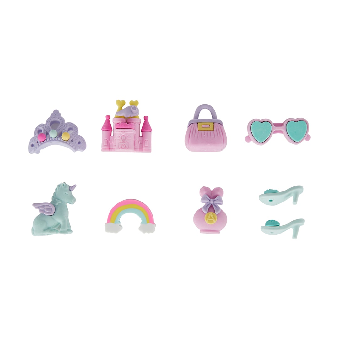 4 Pack 3D Erasers Assorted Kmart