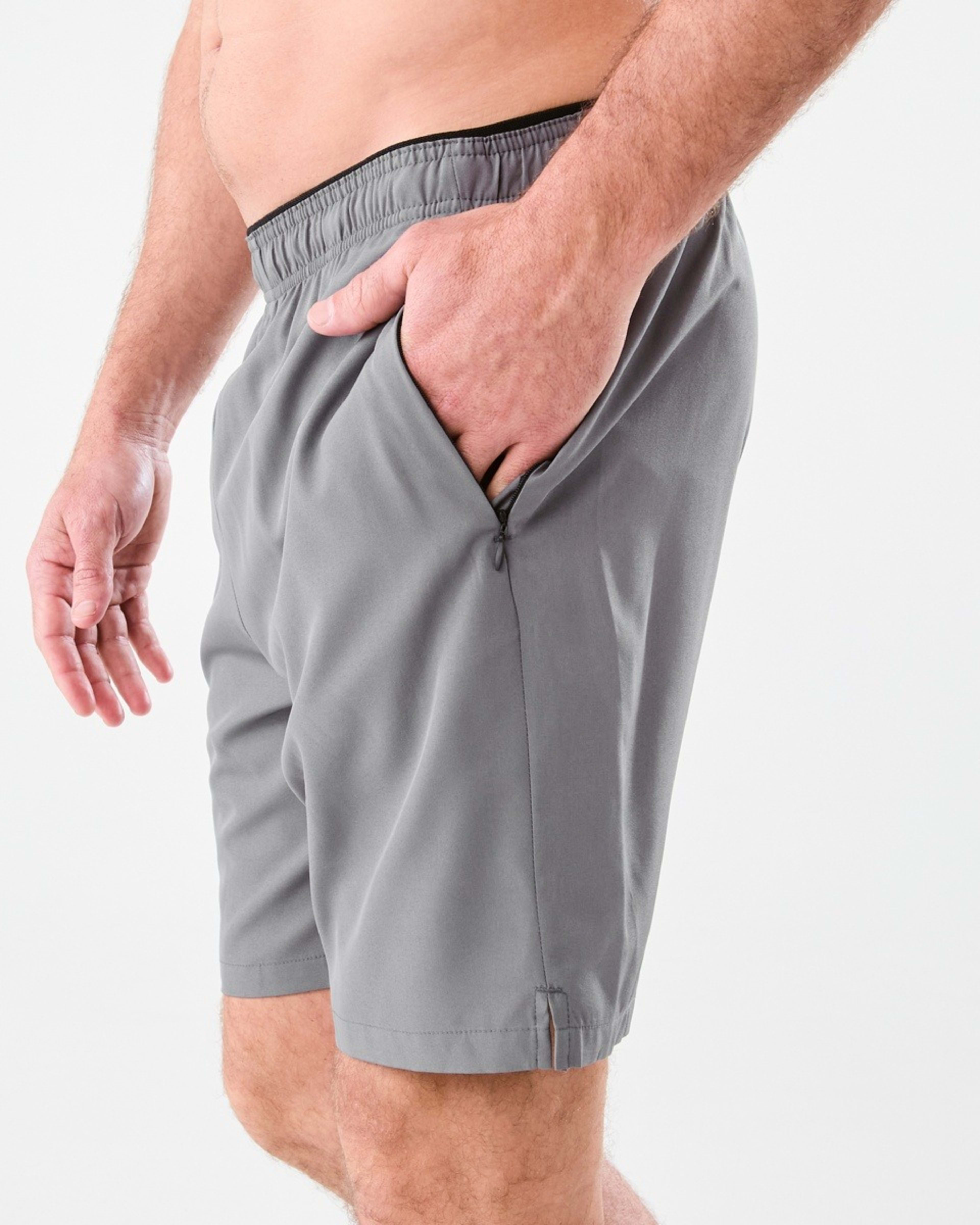 2 Active Mens Gym Shorts QUIET SHADE, 2 of 6