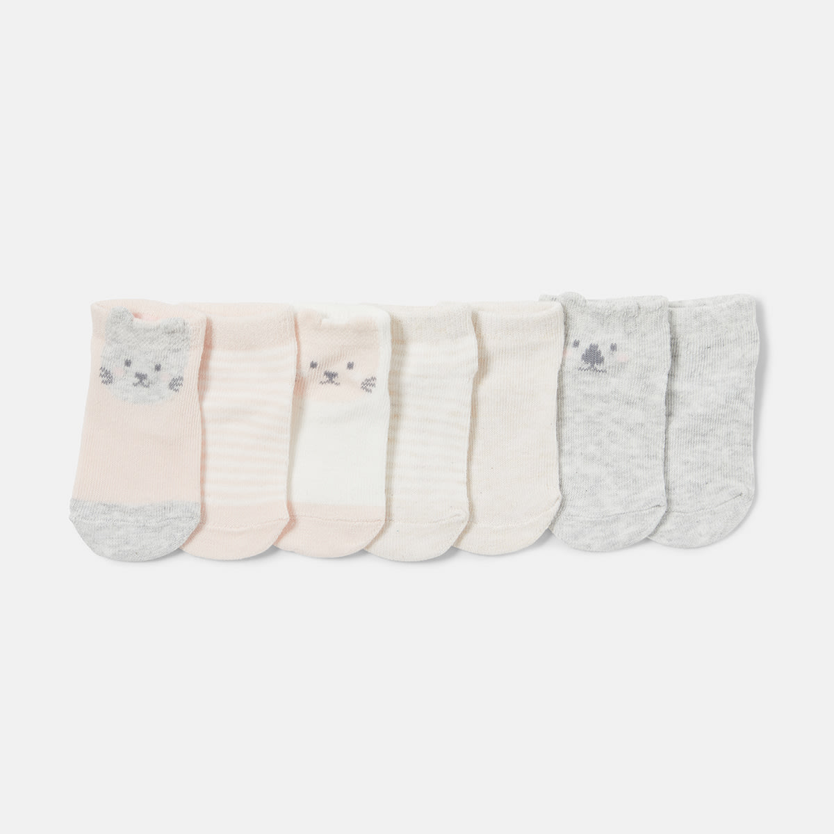 7 Pack Novelty Low Cut Socks Kmart
