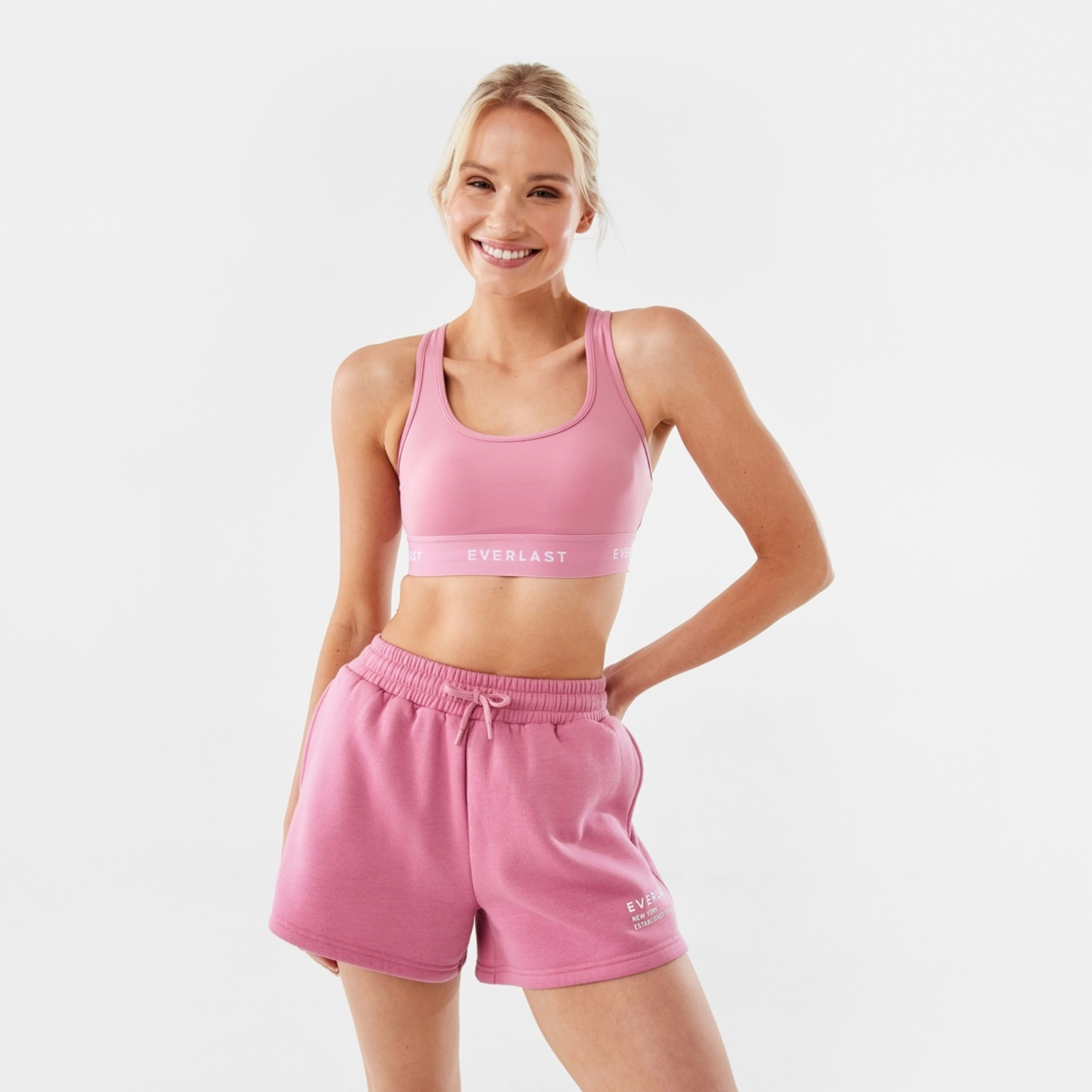 9 Everlast Womens Racer Back Sports Crop Top Everlast Branded Waistband, 9 of 9