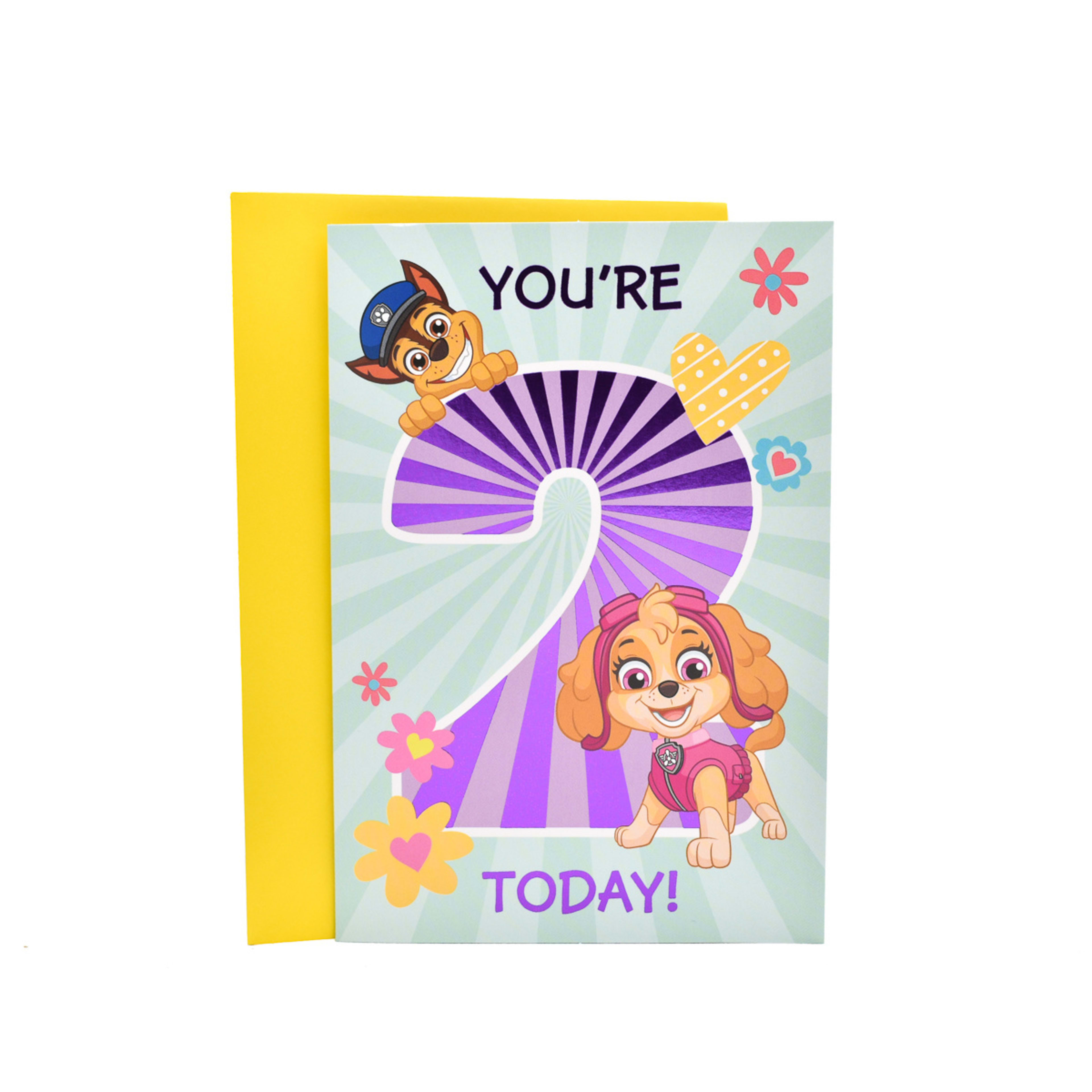 1 Hallmark Birthday Card Age 2 - PAW Patrol