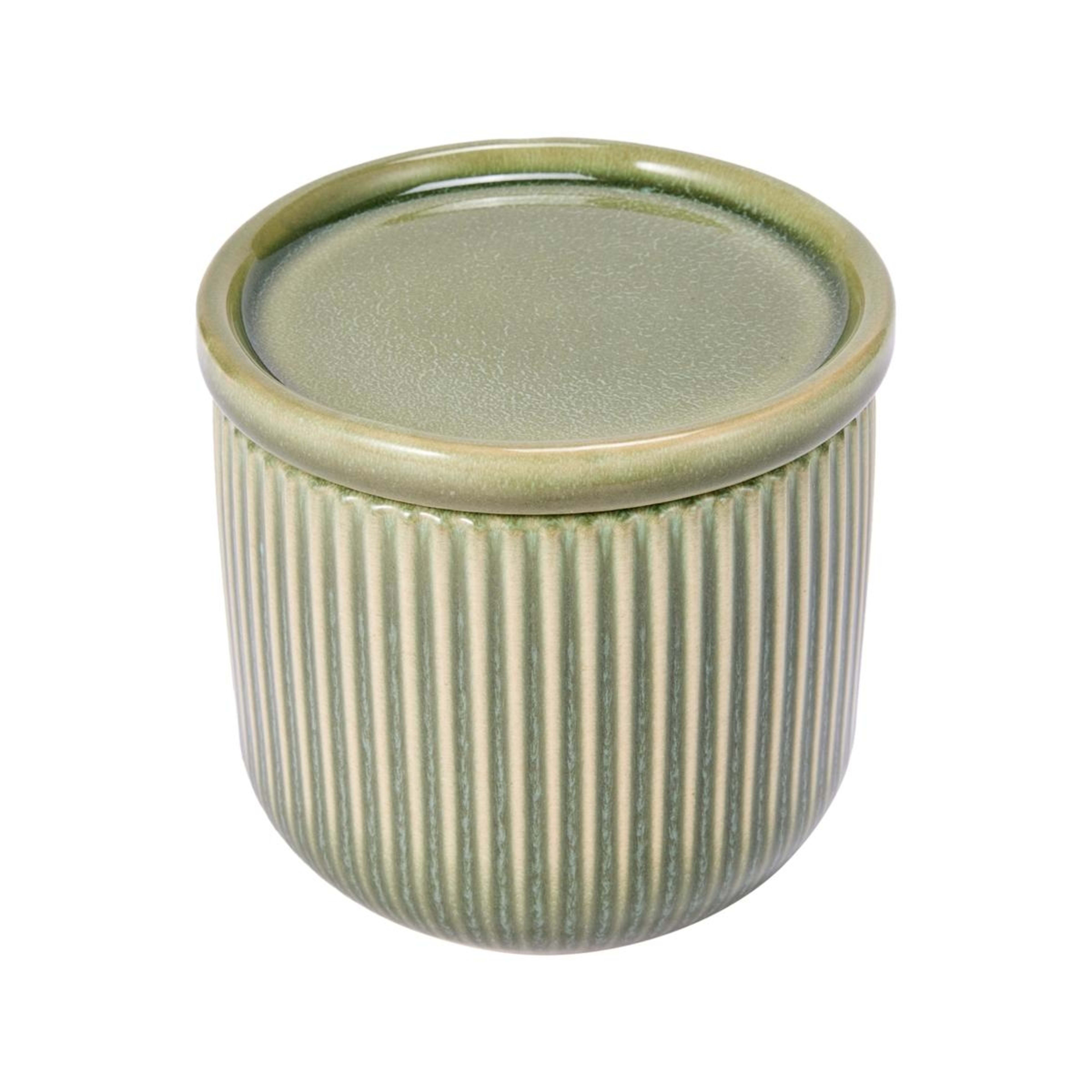 1 Small Green Linear Canister, 1 of 4