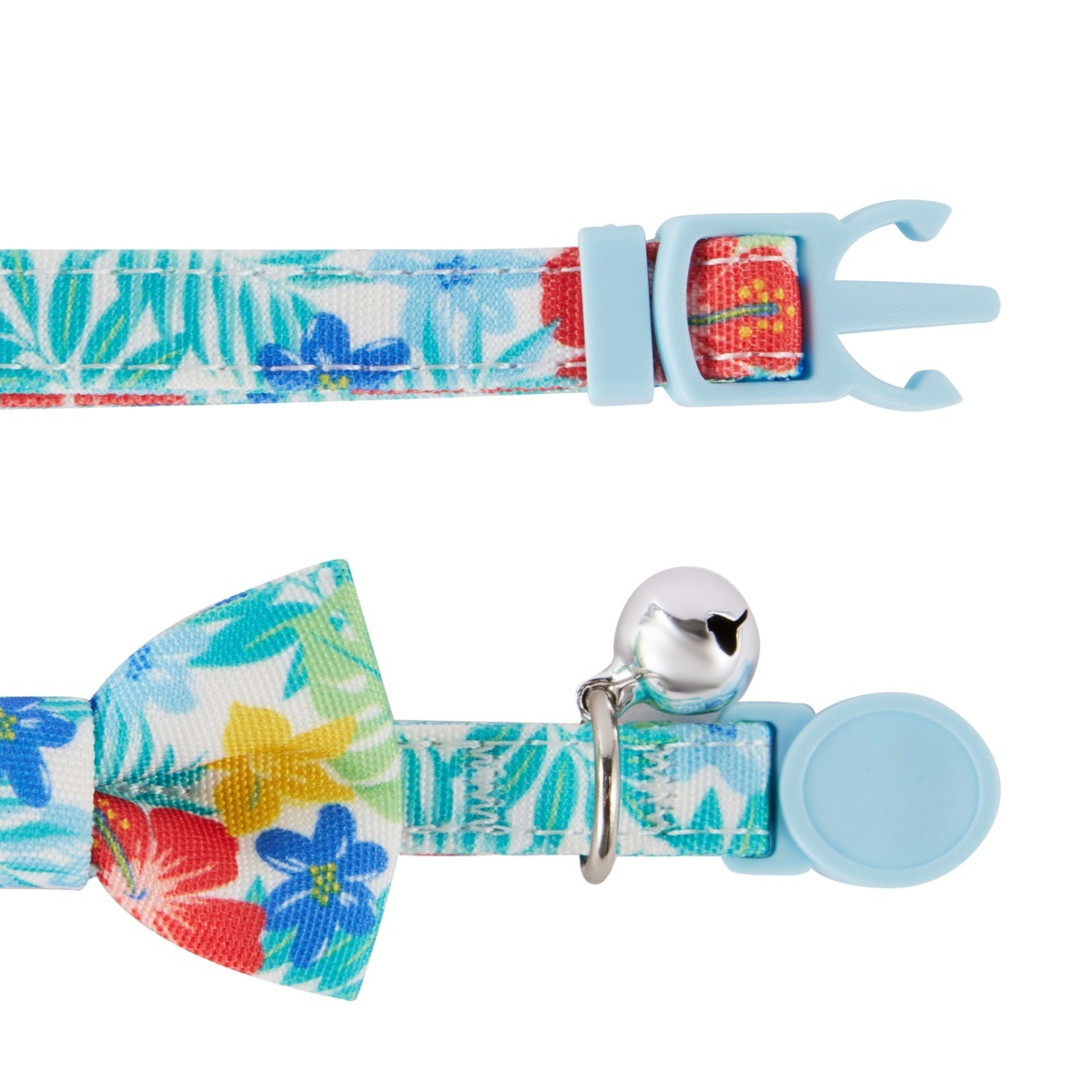 5 Cat Collar - Bow Tie, Tropical Print, 5 of 6