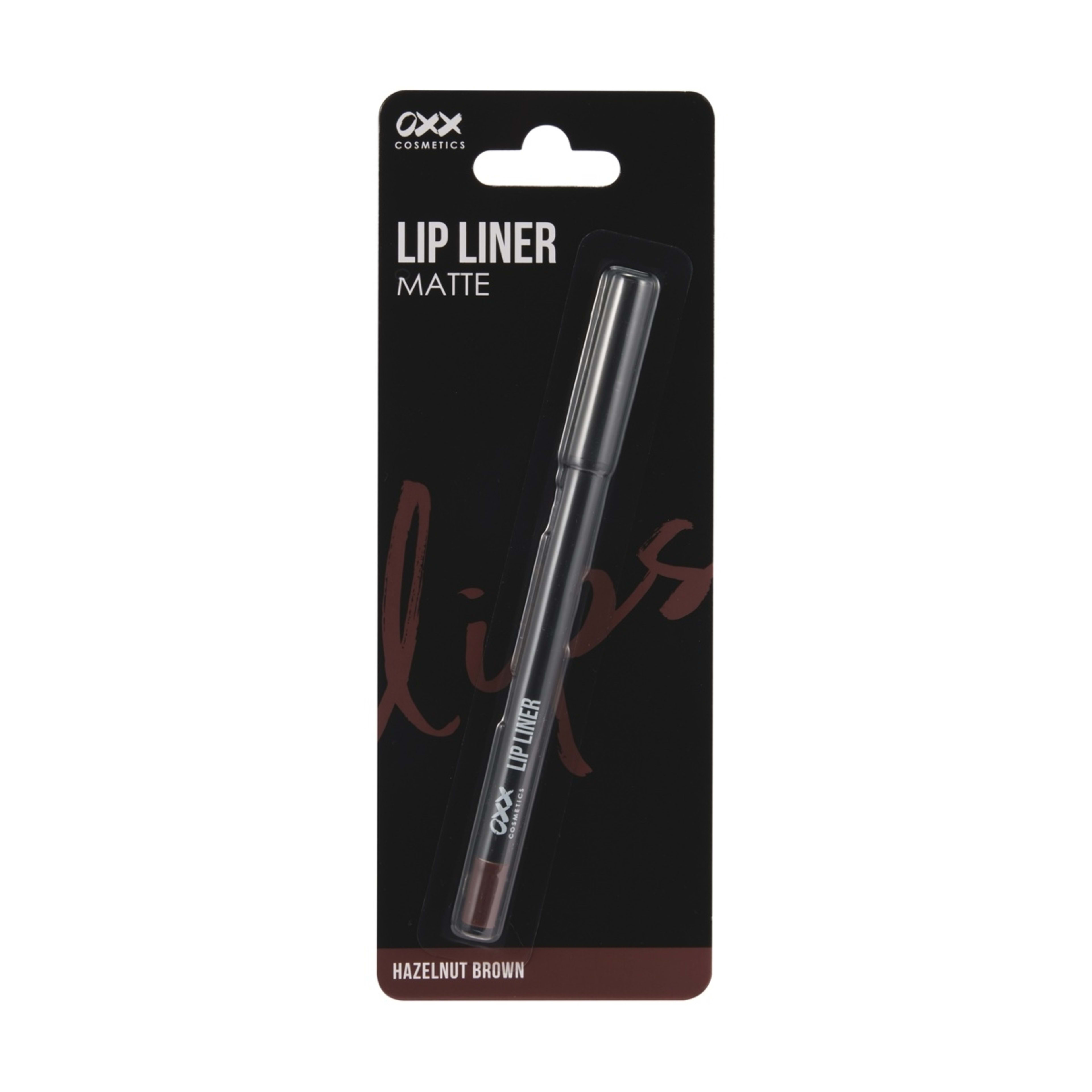 1 OXX Cosmetics Matte Lip Liner - Hazelnut Brown