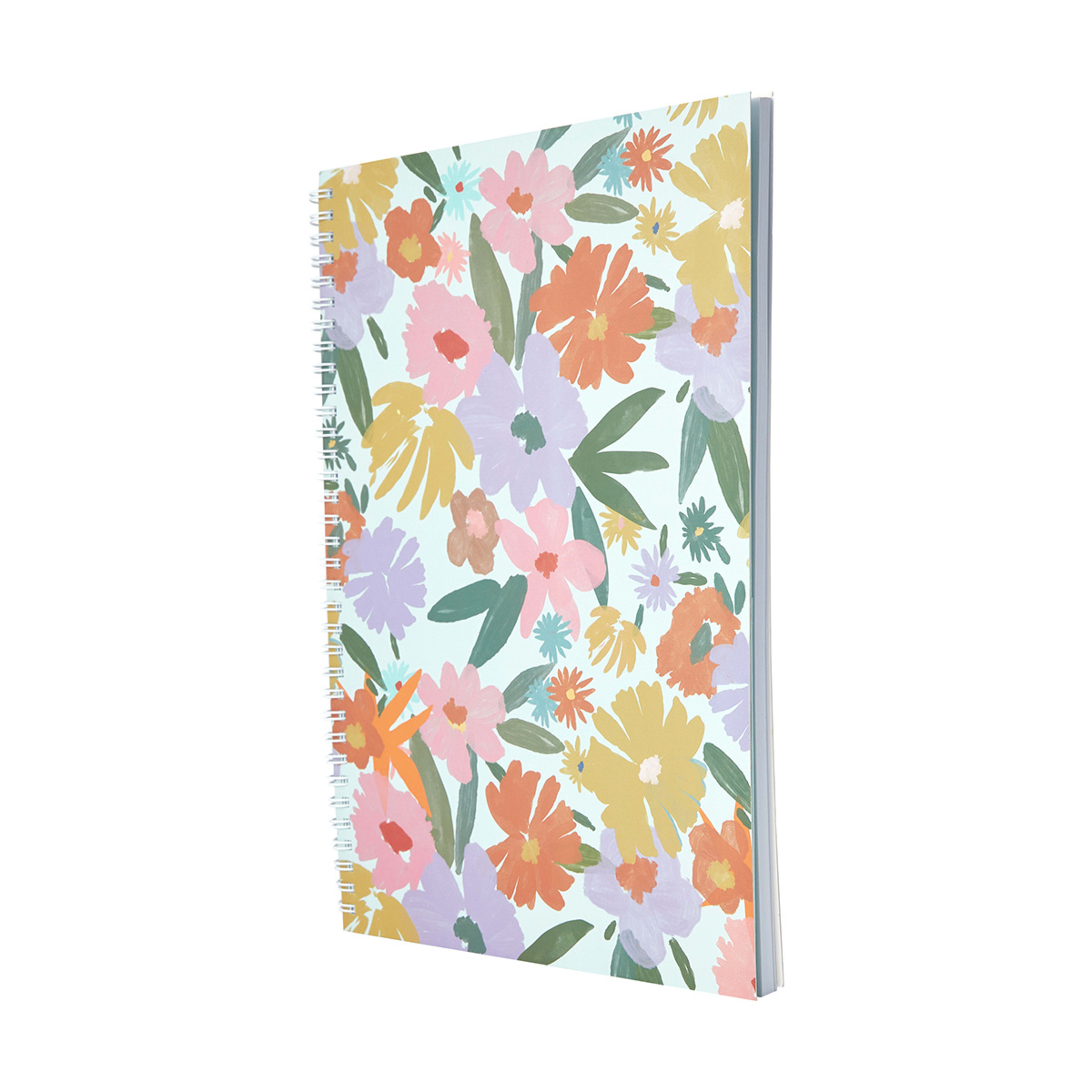 A4 Spiral Notebook Floral Kmart