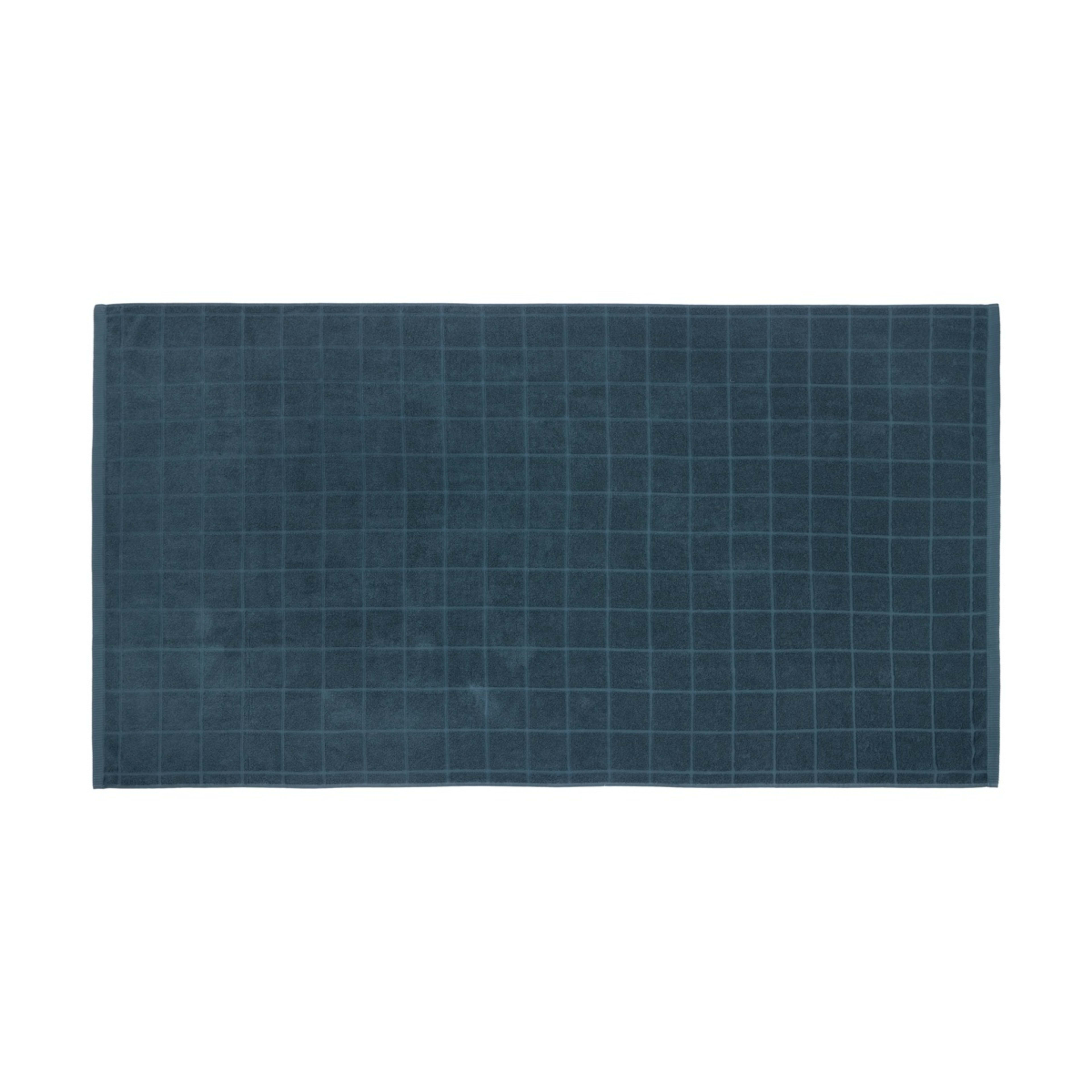 3 Cotton Grid Mega Towel - Teal, 3 of 5