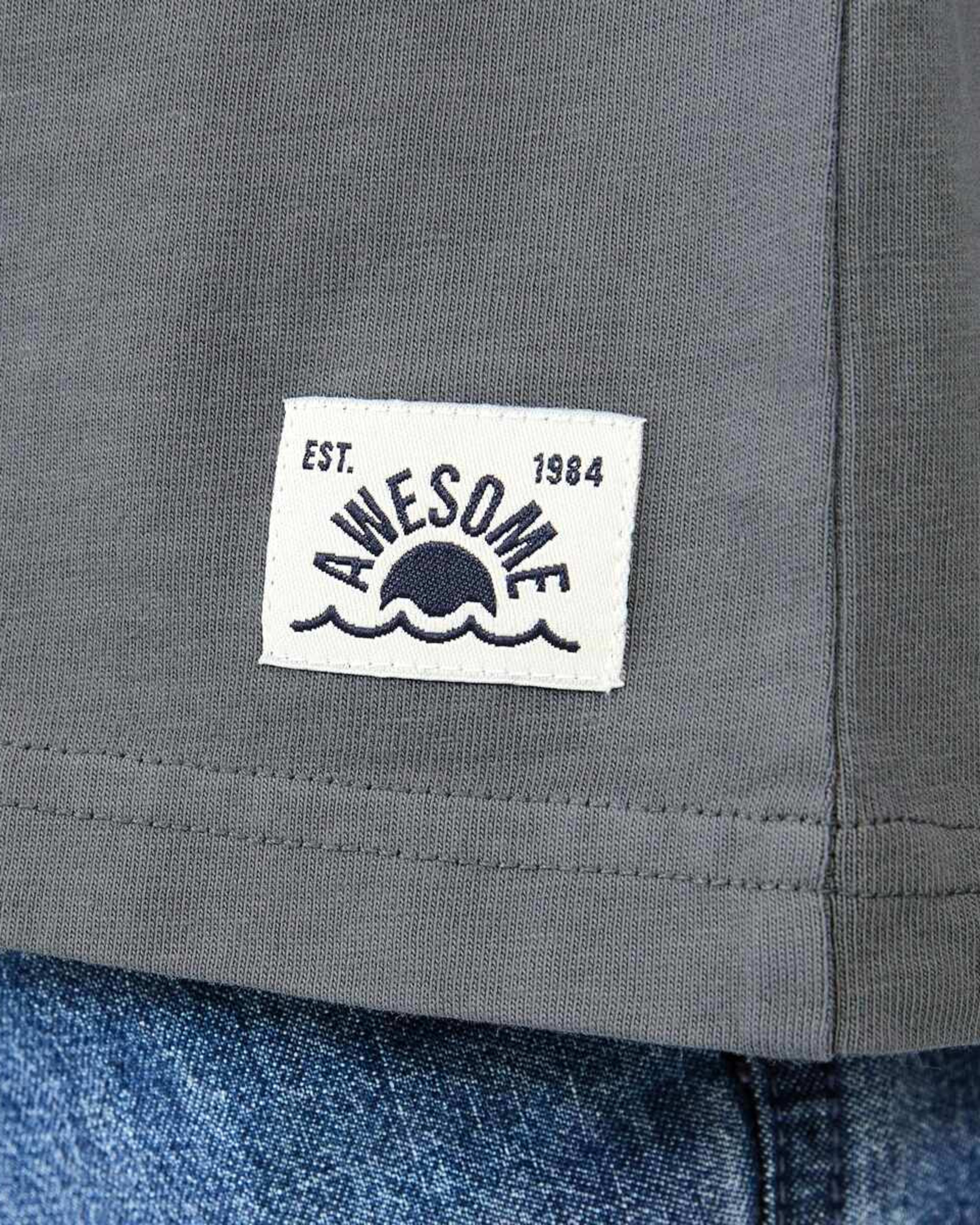 5 Oversized Washed T-shirt WASHED GRAY, 5 of 7
