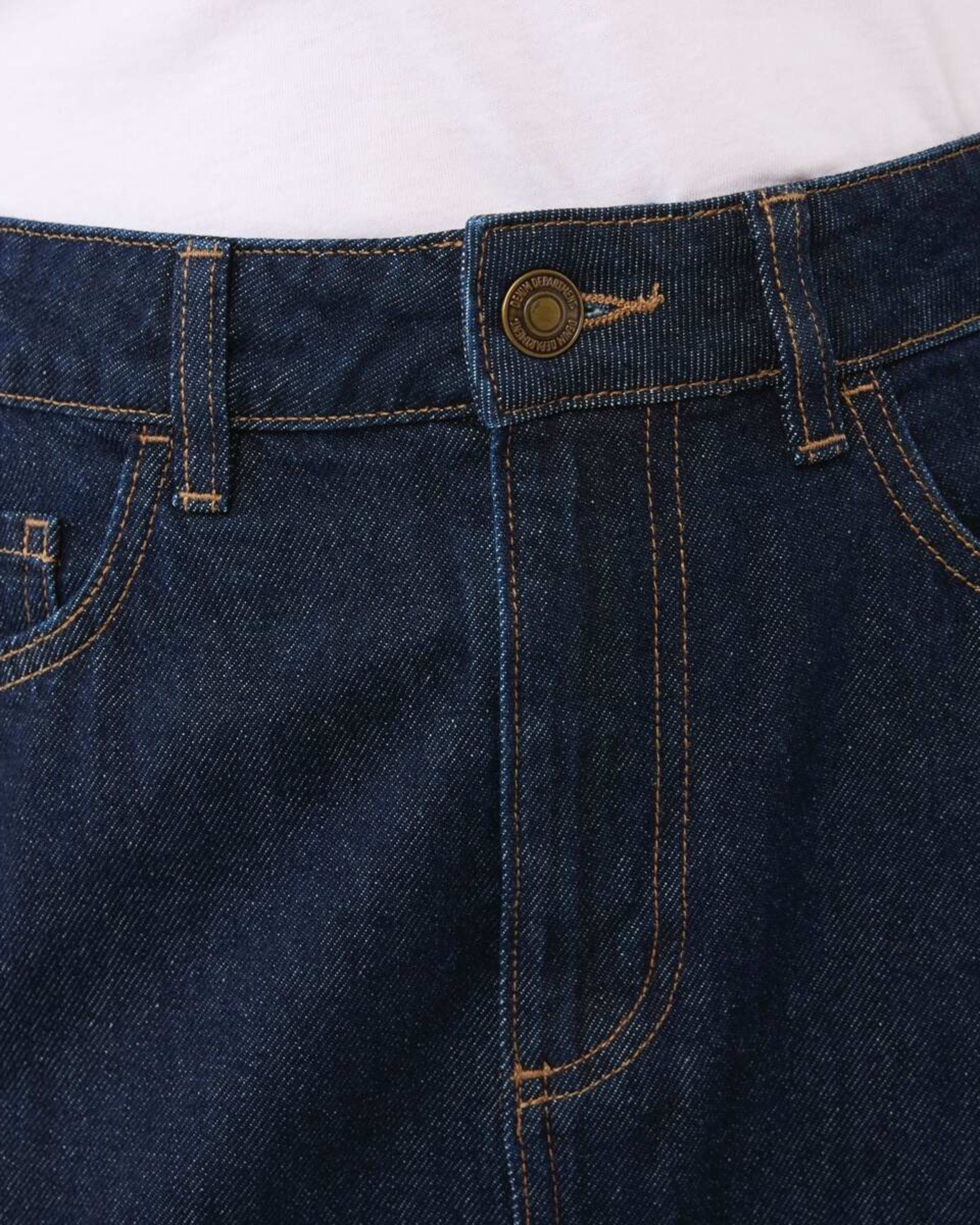 5 Denim Maxi Skirt INDIGO WASH, 5 of 5
