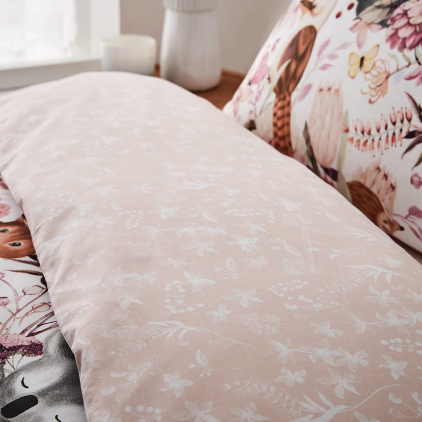 Australiana Reversible Quilt Cover Set Single Bed Kmart