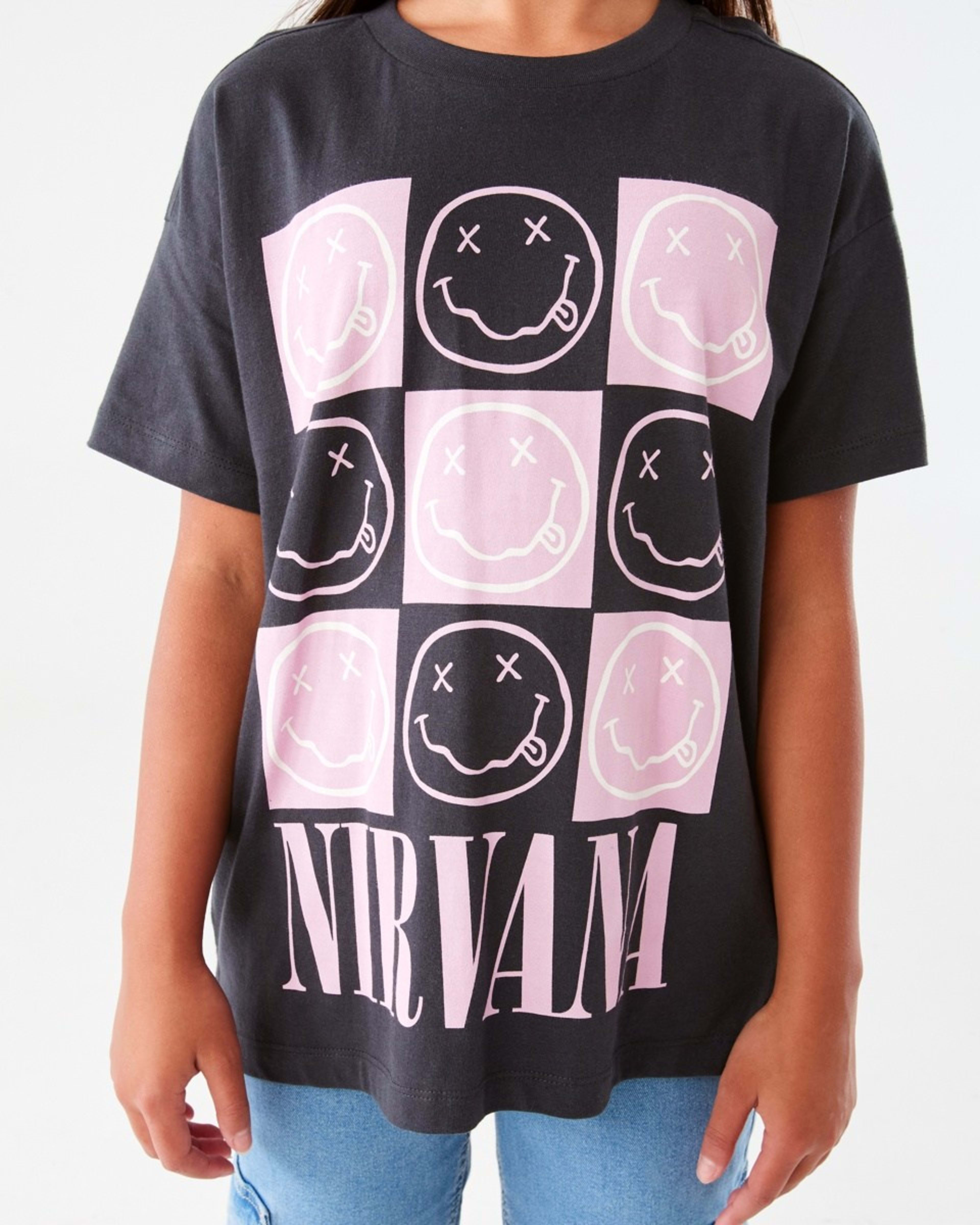 Nirvana License Oversized T-shirt - Kmart NZ