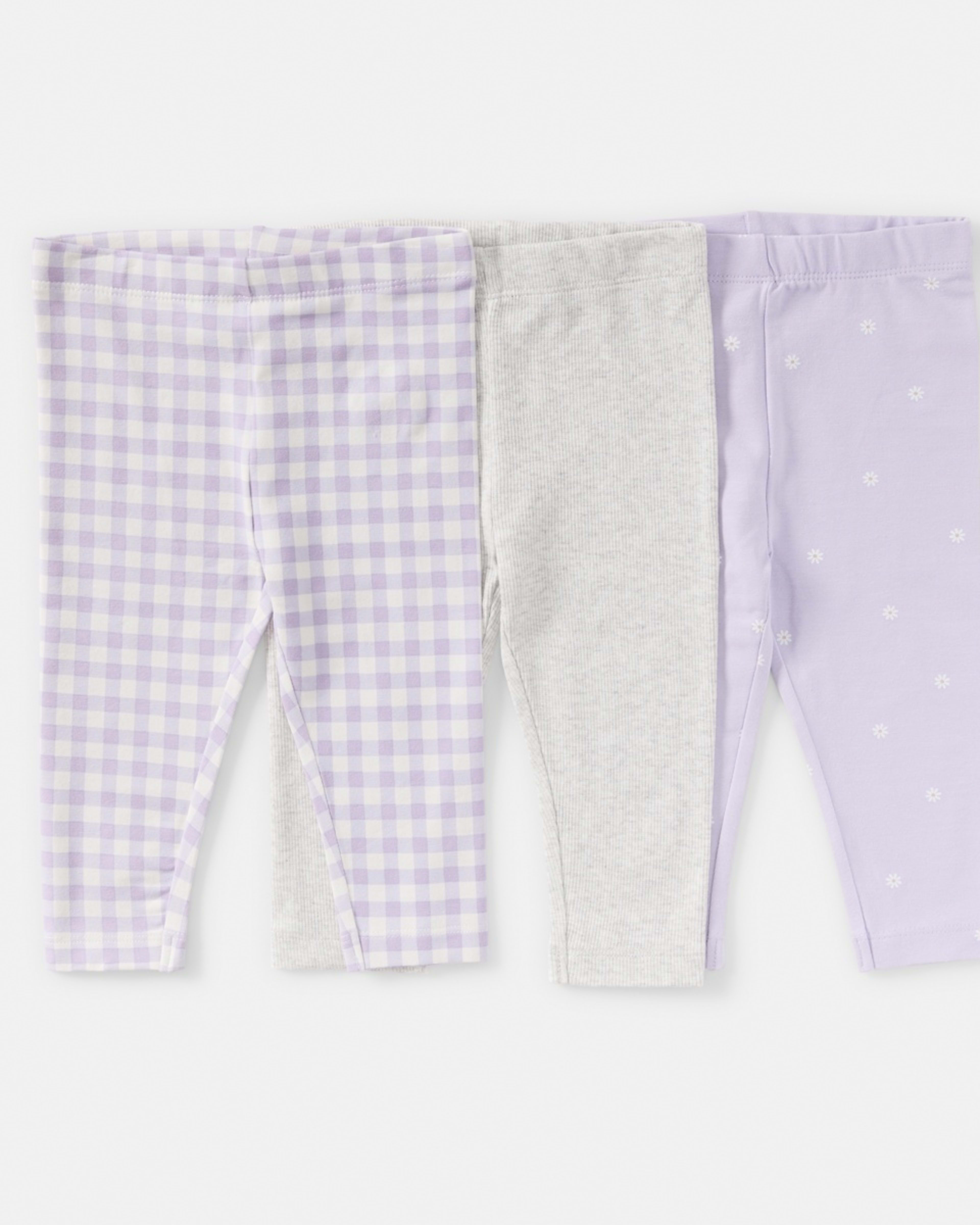 1 3 Pack Leggings Pur Daisy, 1 of 8