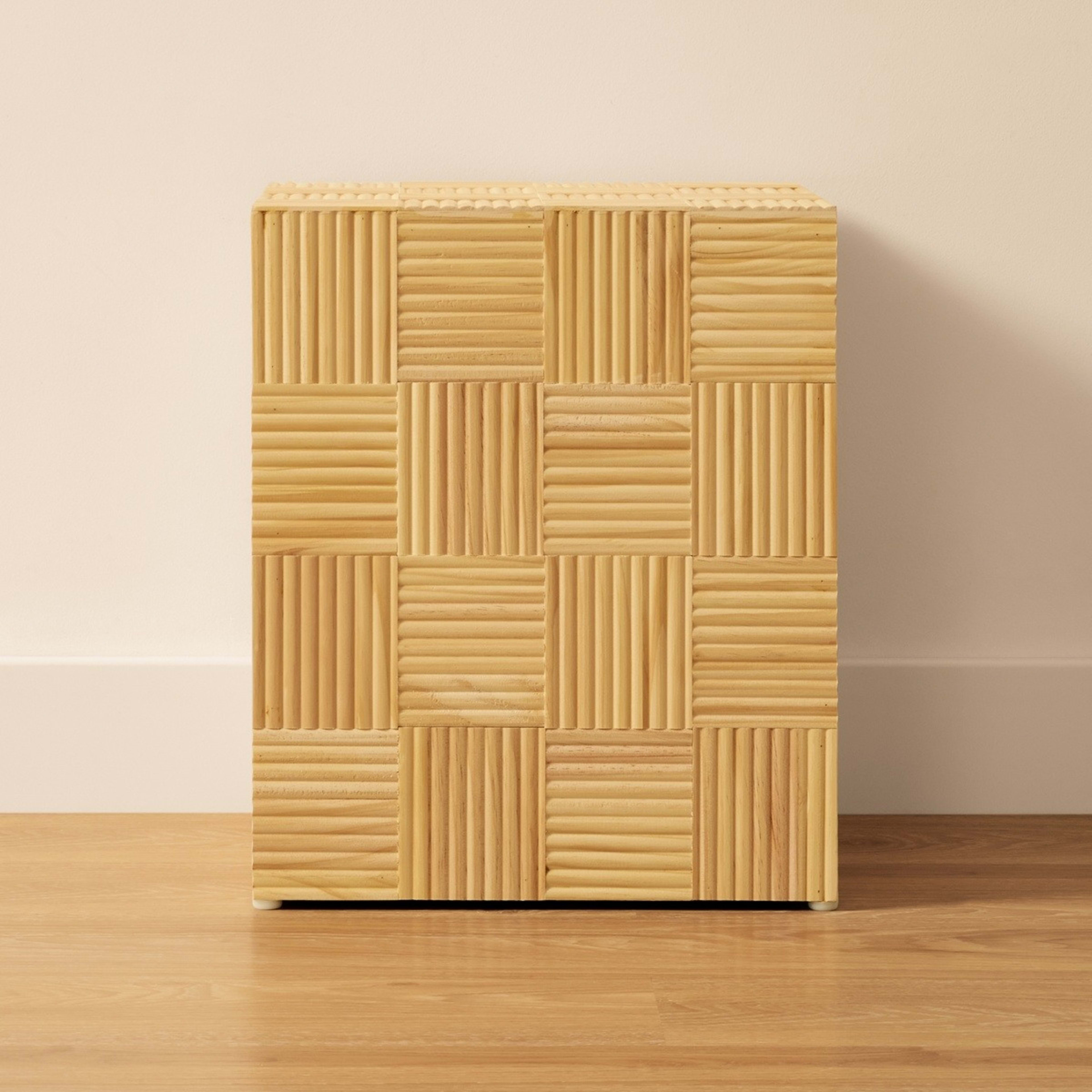 2 Check Cube Side Table, 2 of 5