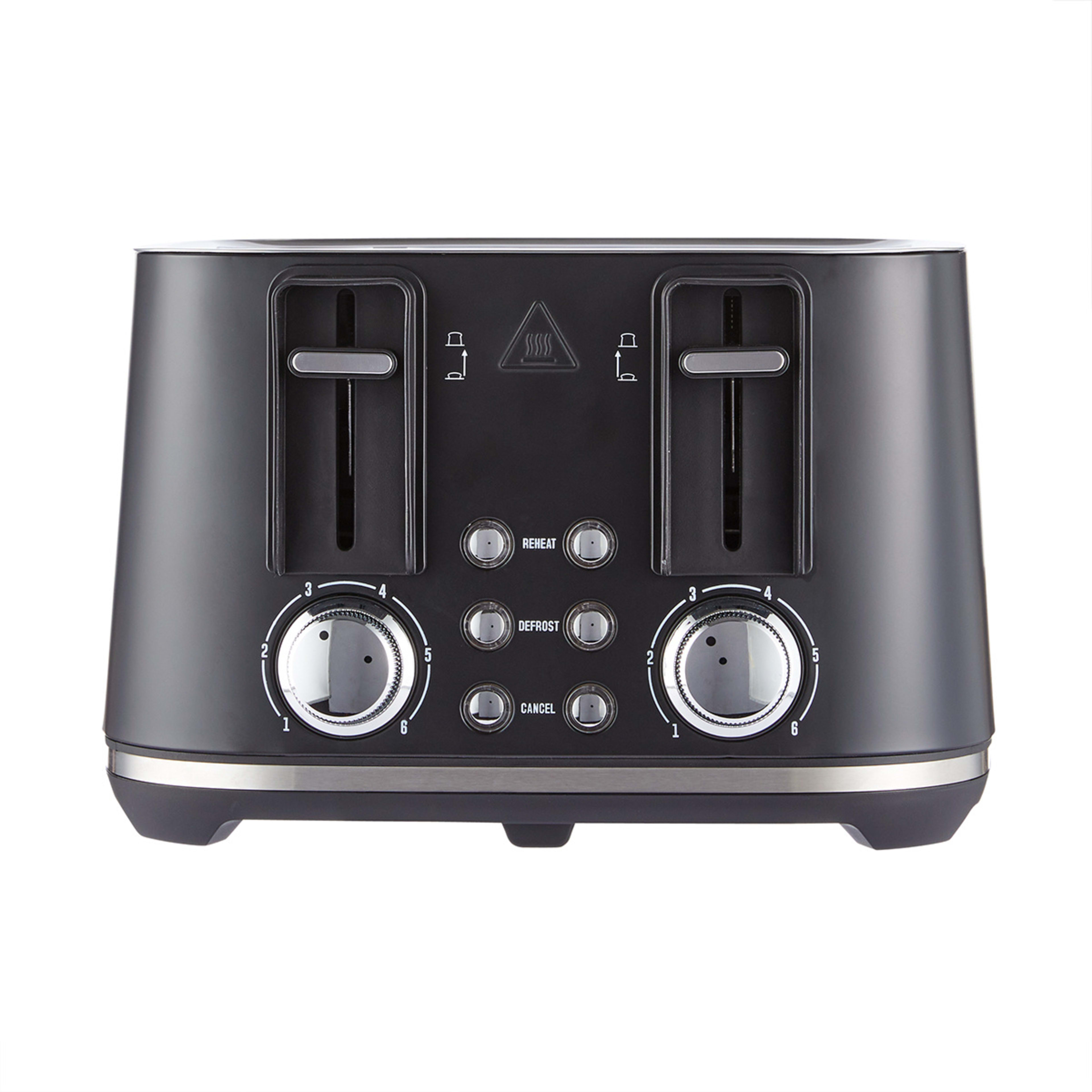 4 Slice Stainless Steel Toaster Kmart