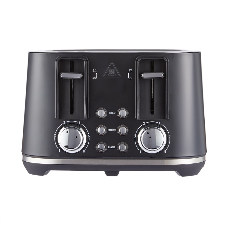 4 Slice Stainless Steel Toaster Kmart