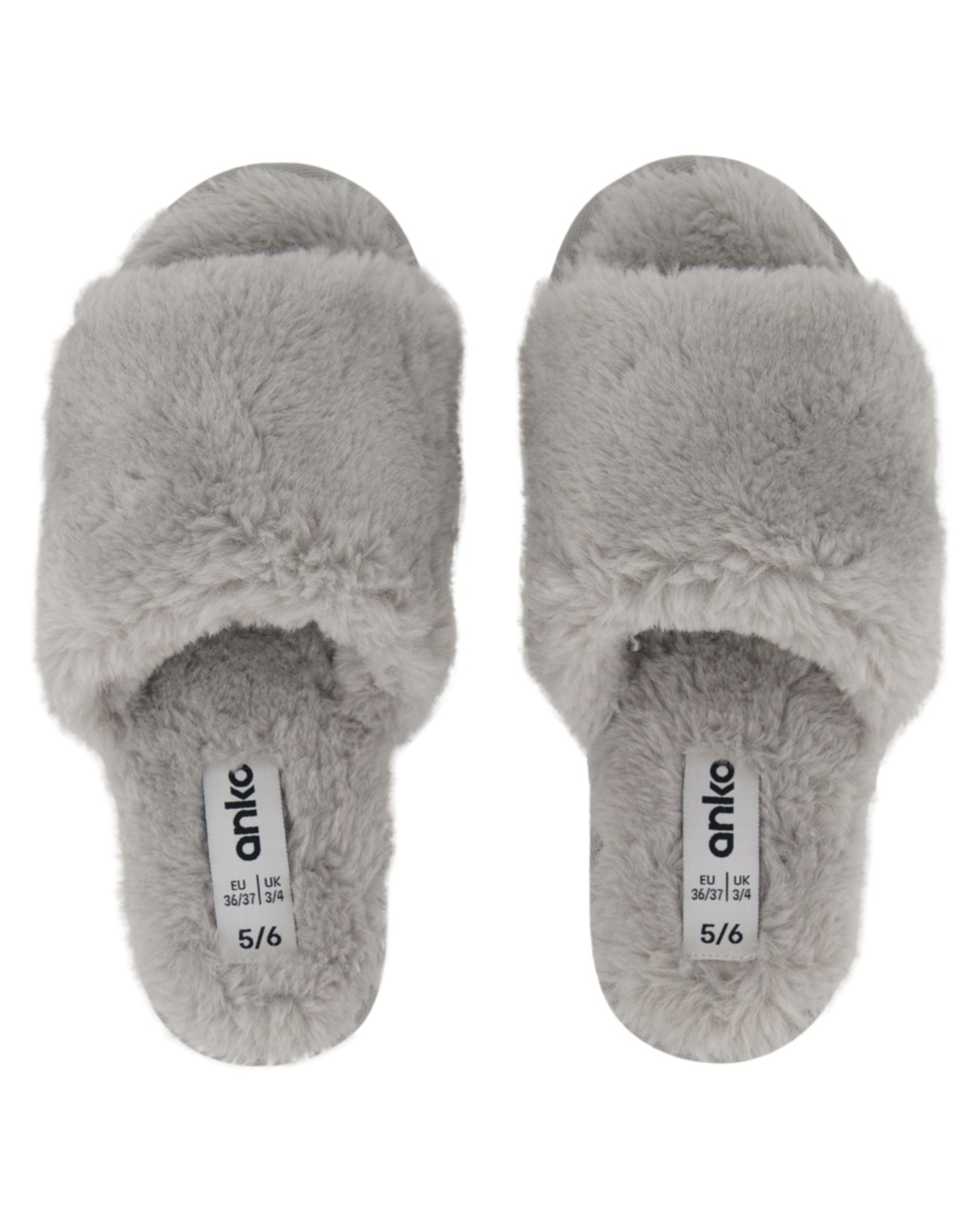 2 One Band Slipper Slides Micro Grey, 2 of 3