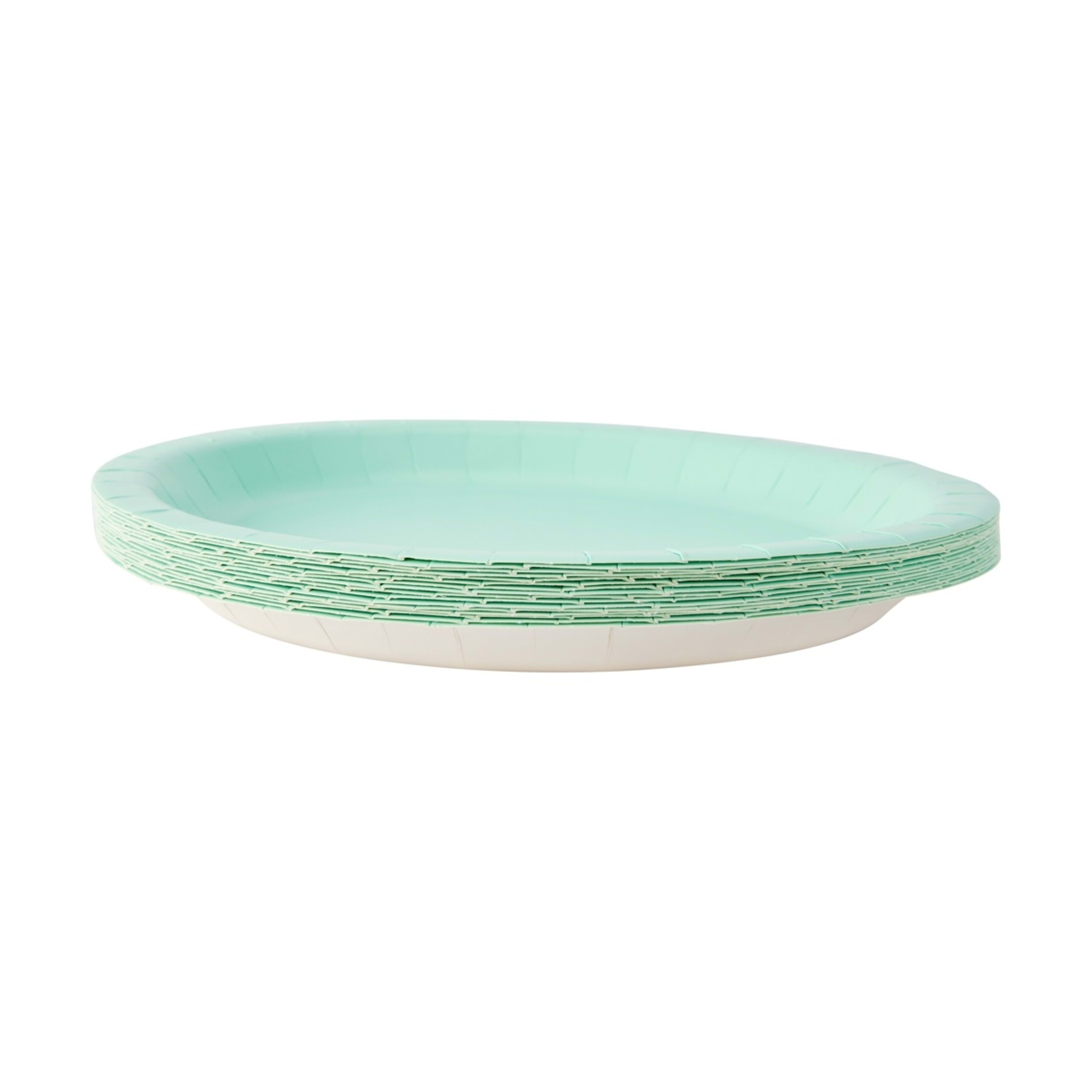 2 16 Piece Pastel Green Paper Plates, 2 of 4