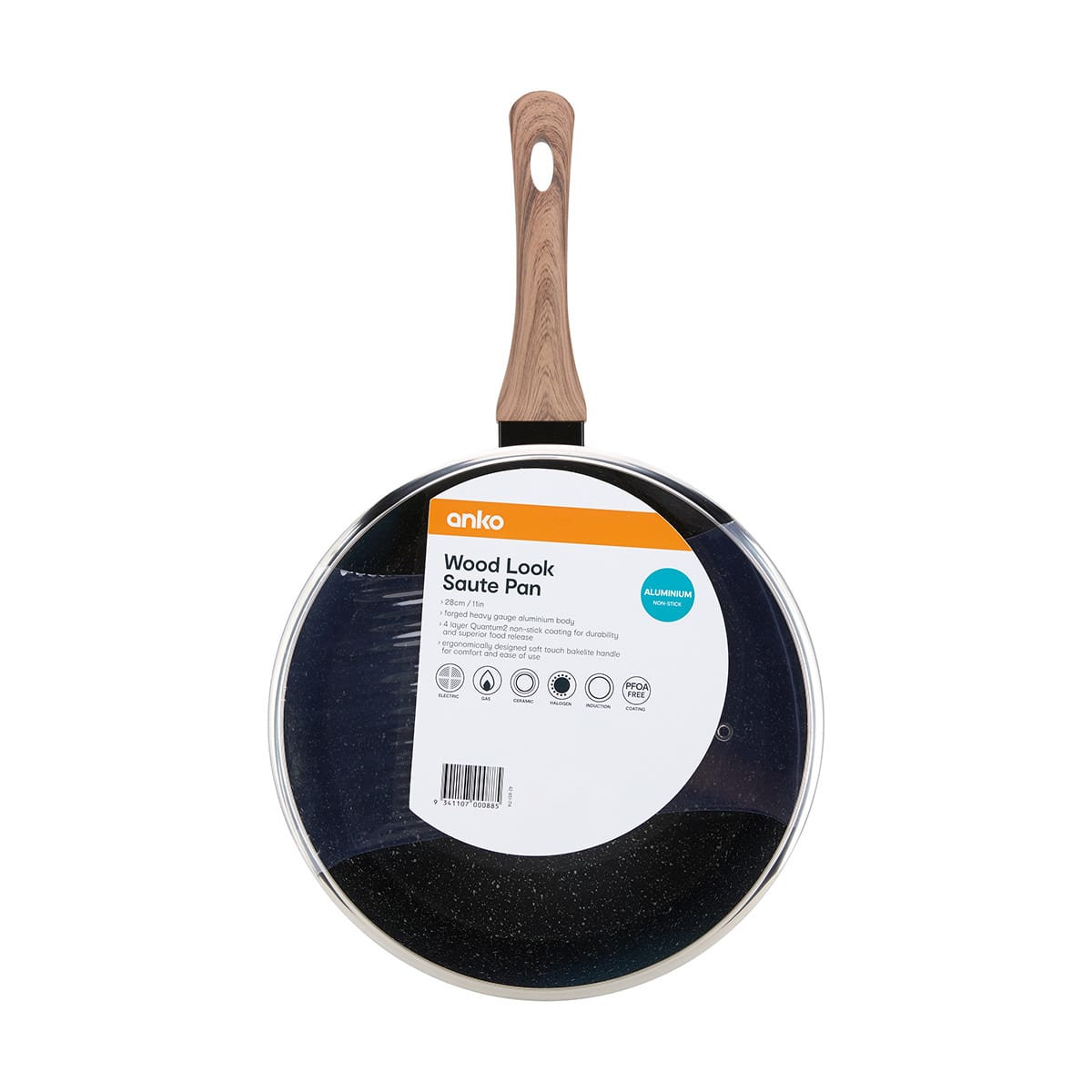 Wooden Look Saute Pan Kmart