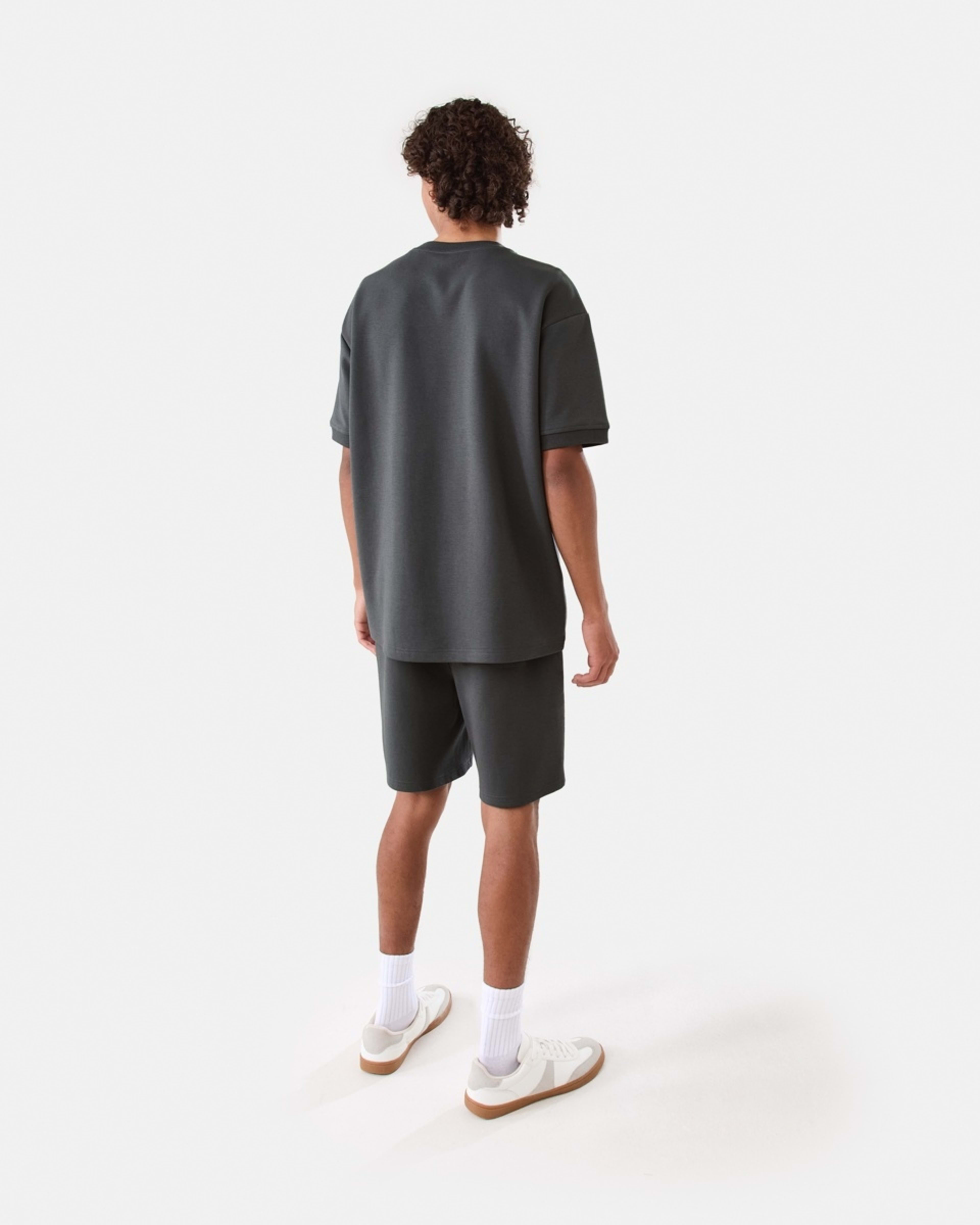 4 Elastic Waist Interlock Knit Shorts VOLCANIC ROCK, 4 of 7