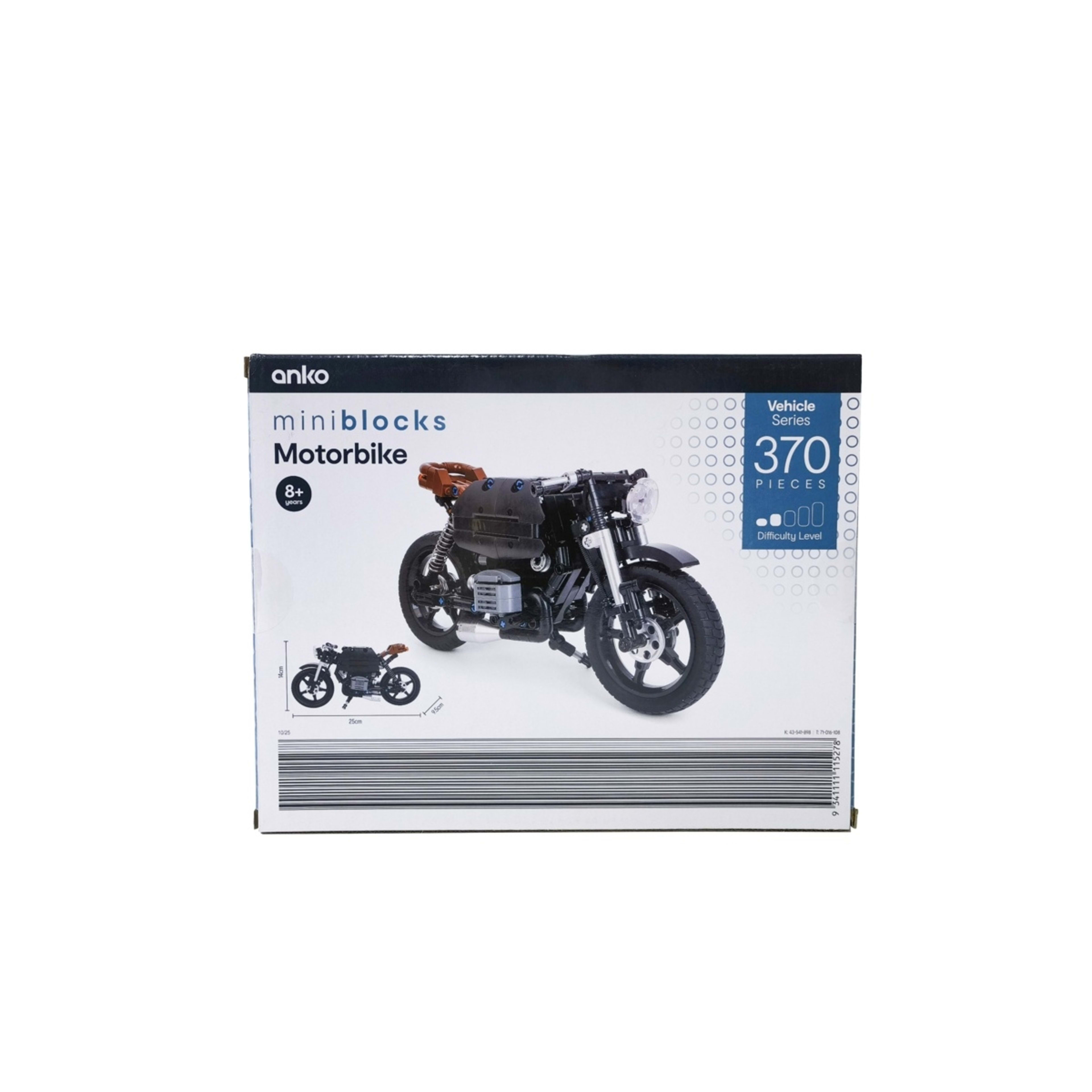 4 370 Piece Mini Blocks Vehicle Series: Motorbike, 4 of 4