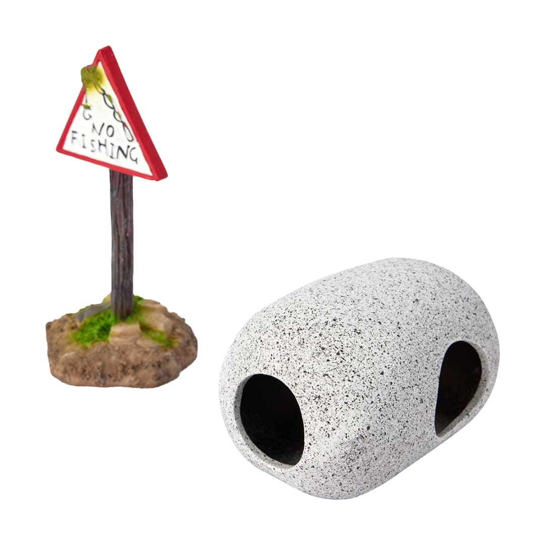 2 Pack Aquarium Ornaments Kmart